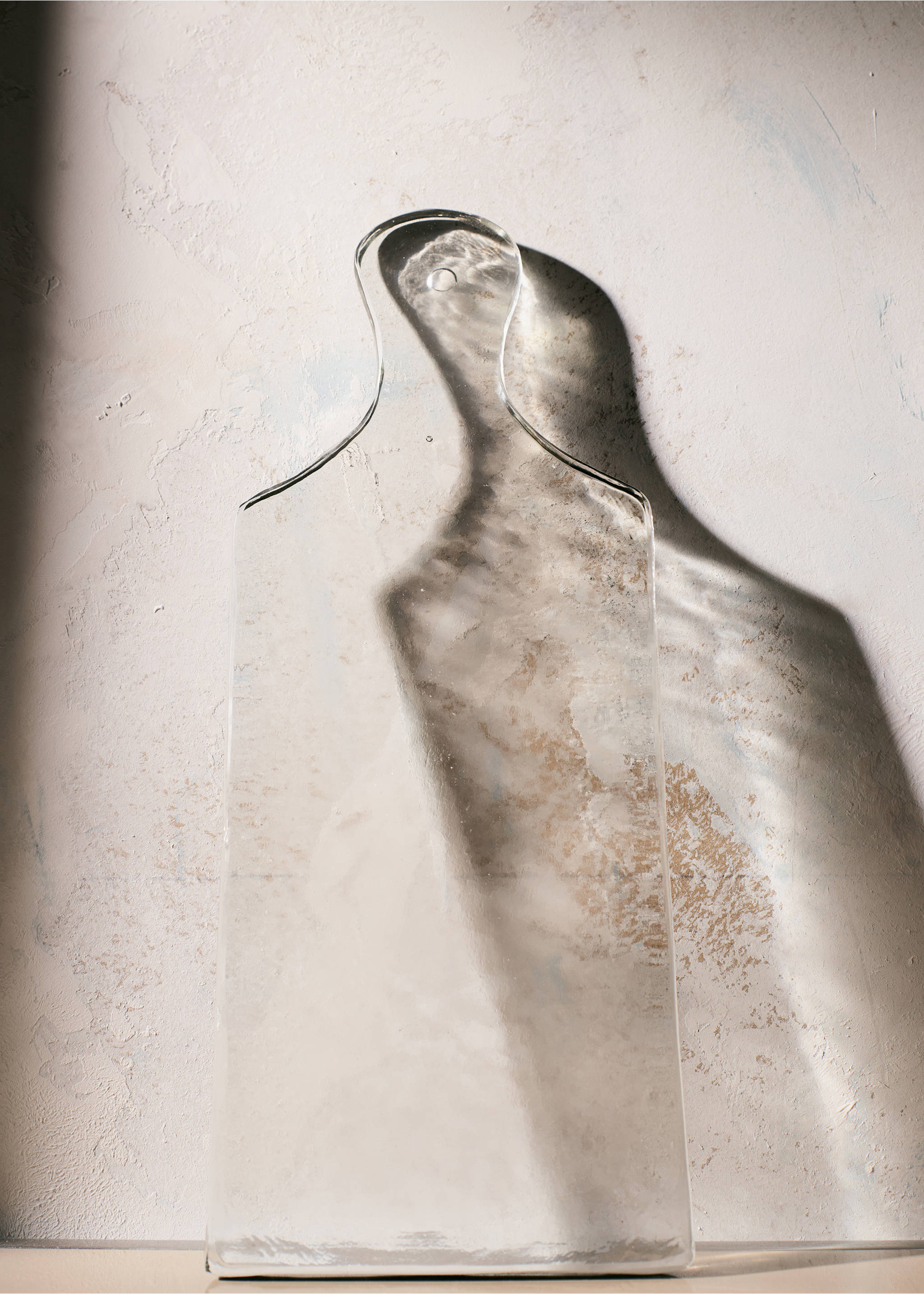 Tábua de cortar de vidro tamanho grande - Pormenor do artigo 6, Cinzento-gelo. Ref: 27082915-00.