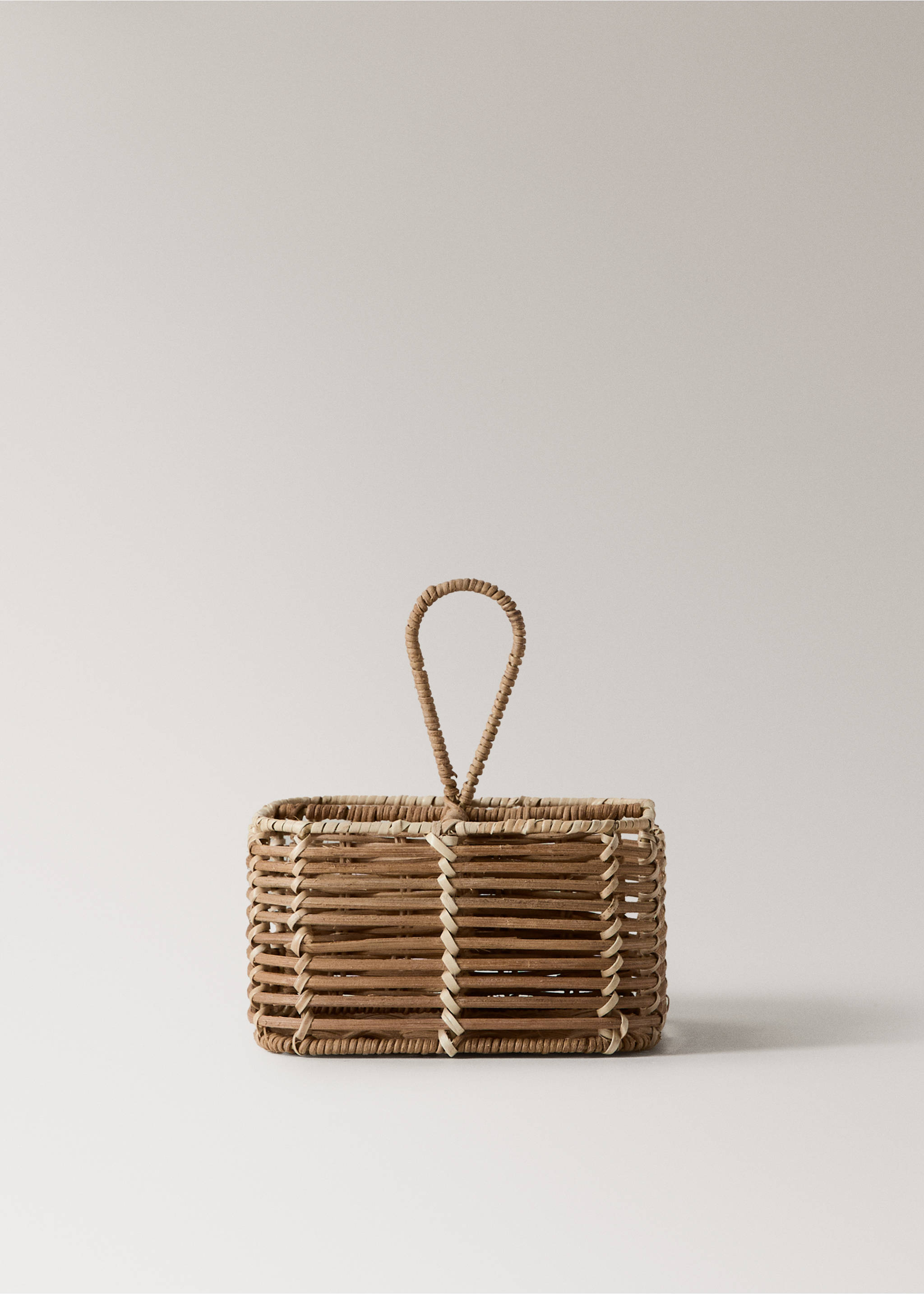 Rattan Cutlery Holder - Article without model, Brown. Ref: 27082918-00.