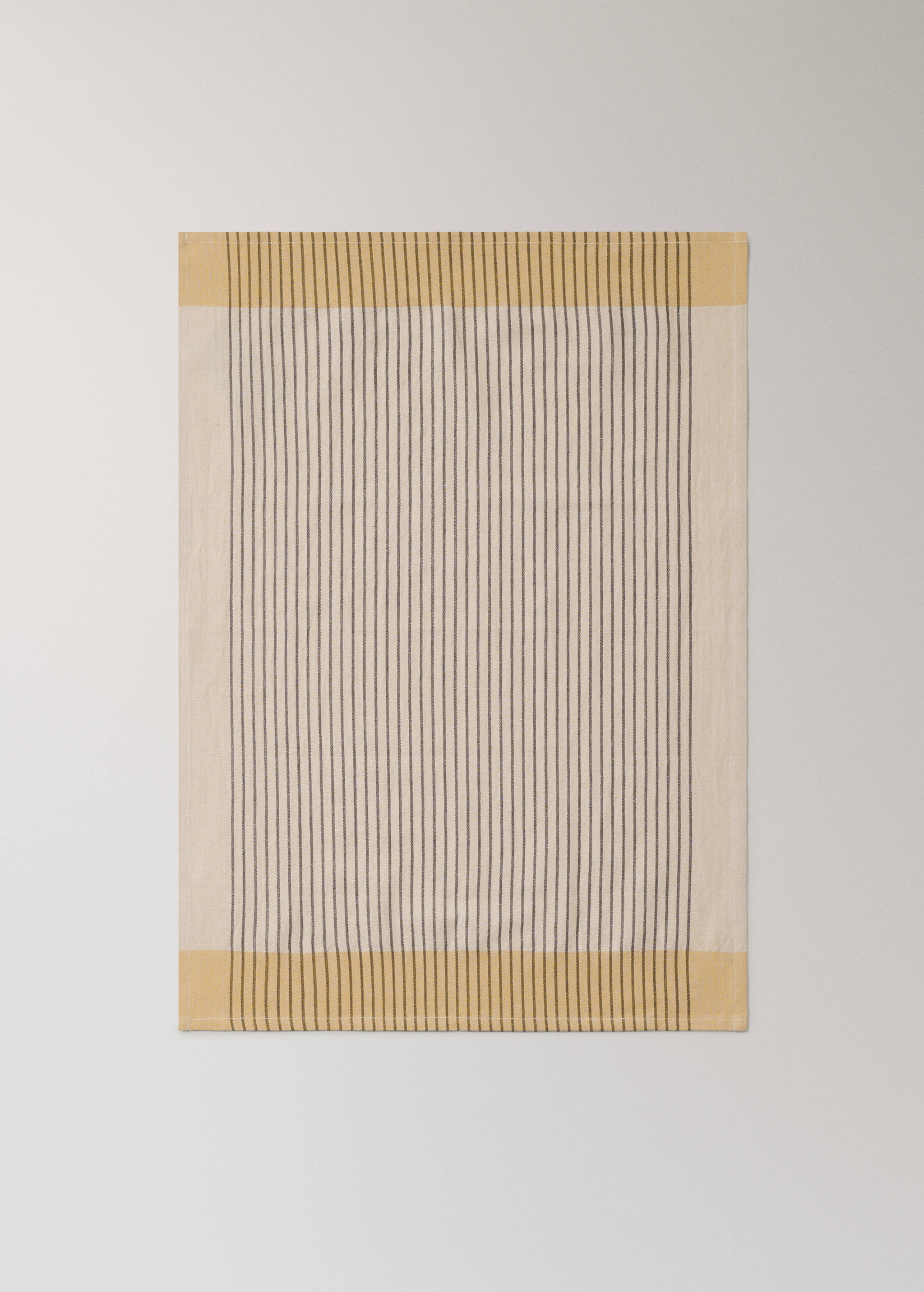 Torchon de cuisine coton et lin rayures - Détail de l'article 2