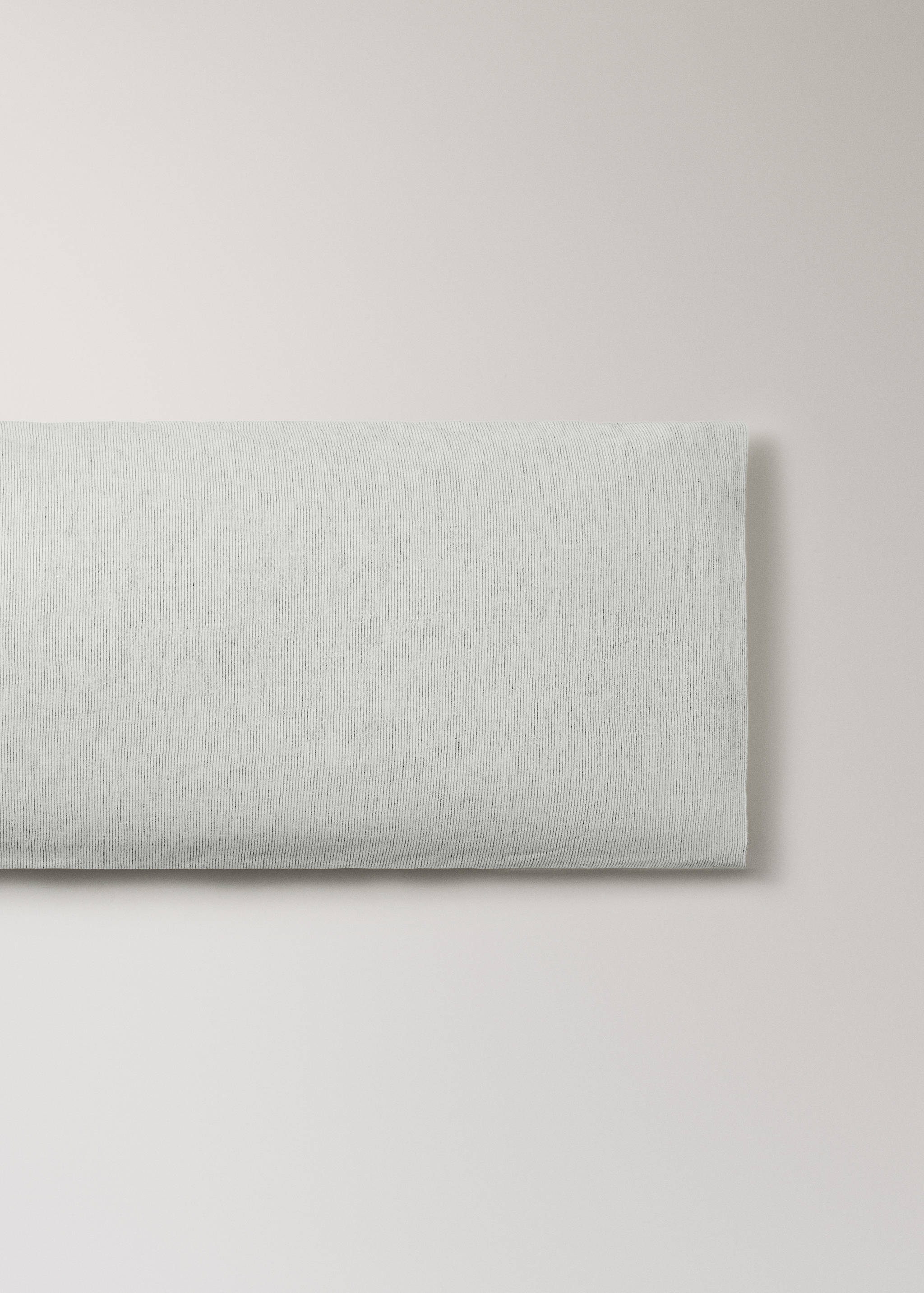 Cotton linen pillowcase with tie fastening 45x110 cm - Article without model