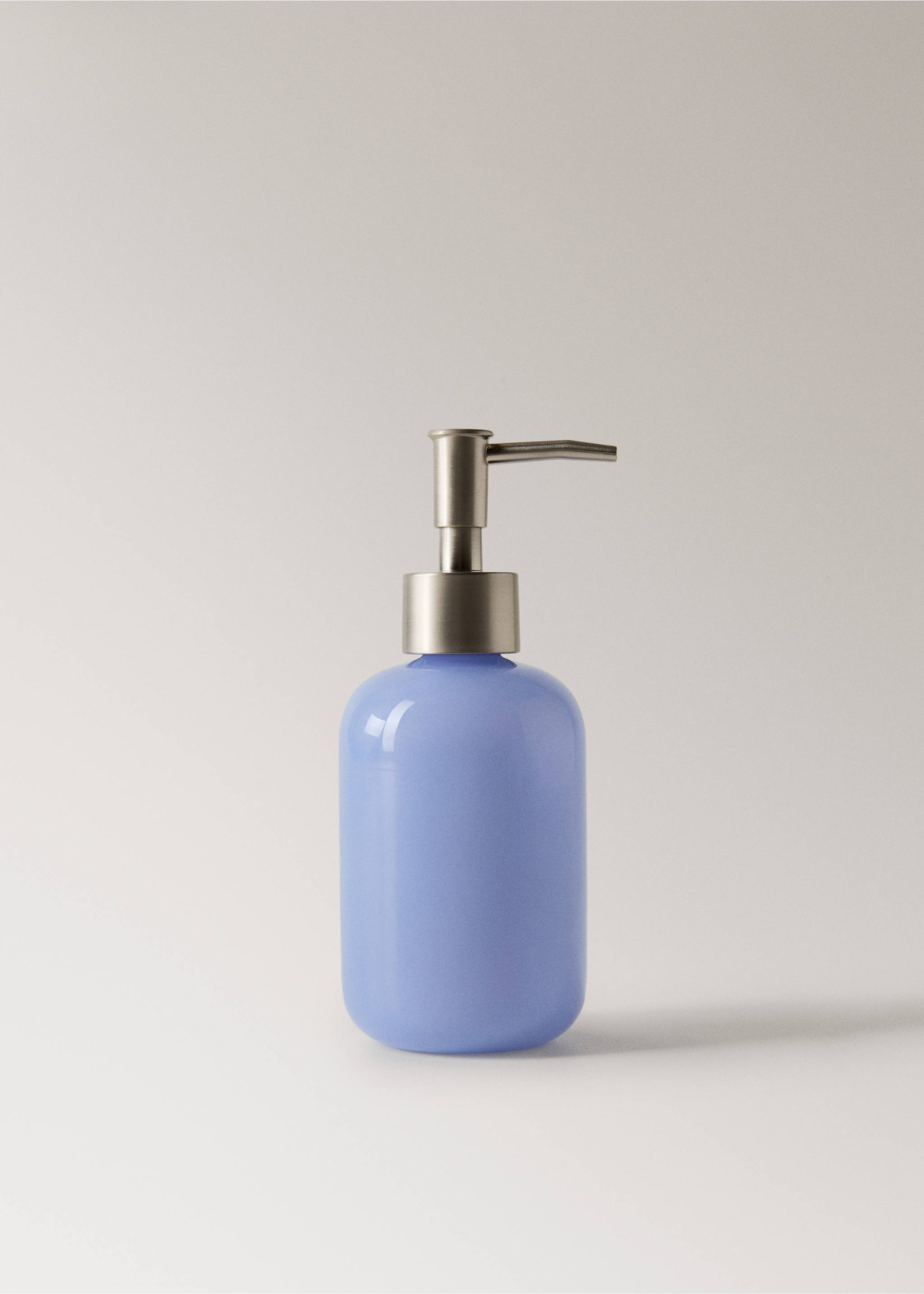 Såpedispenser i farget borosilikat - Artikkel uten modell, Blå. Ref: 27083271-00.