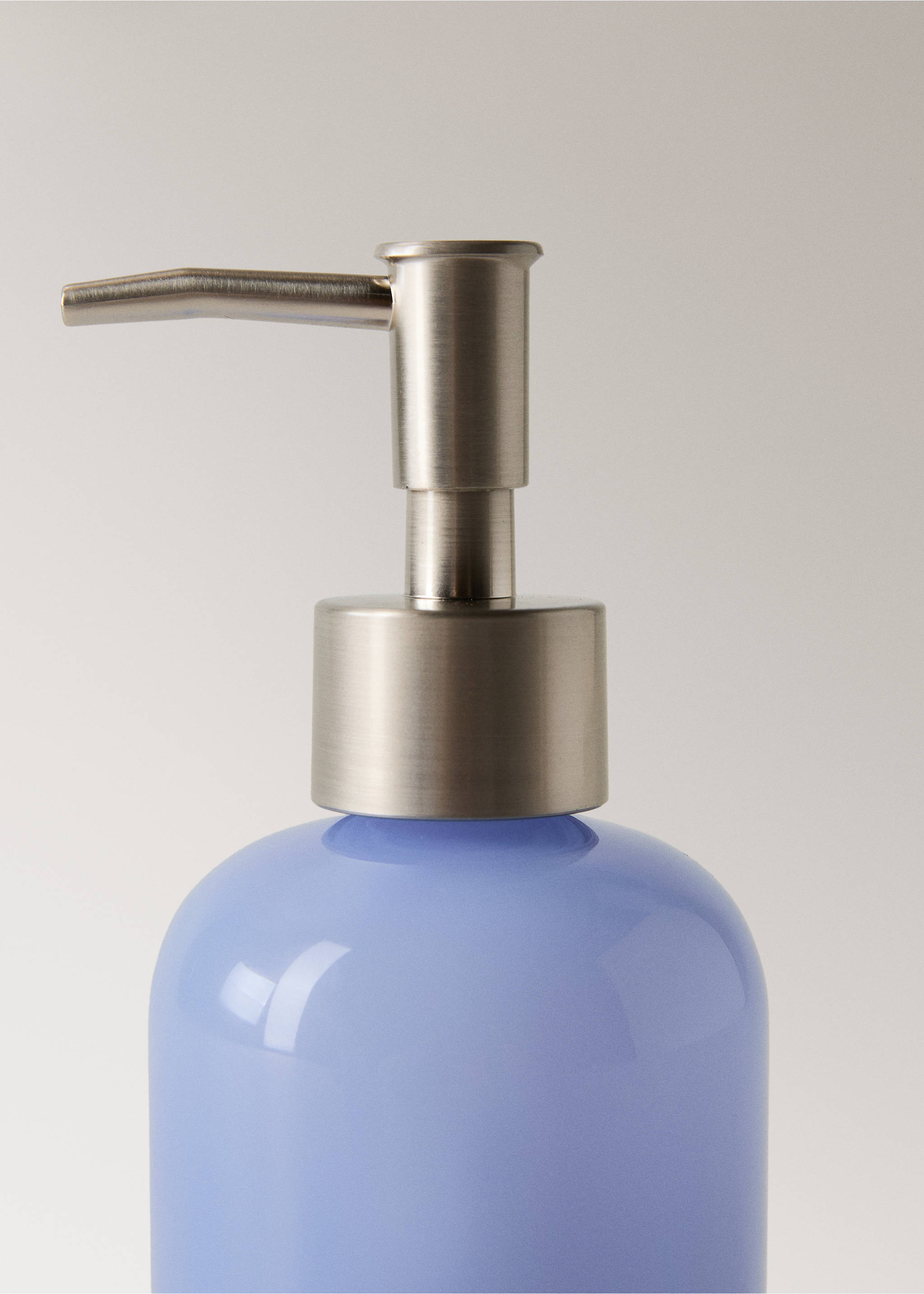 Såpedispenser i farget borosilikat - Artikkeldetalj 2, Blå. Ref: 27083271-00.