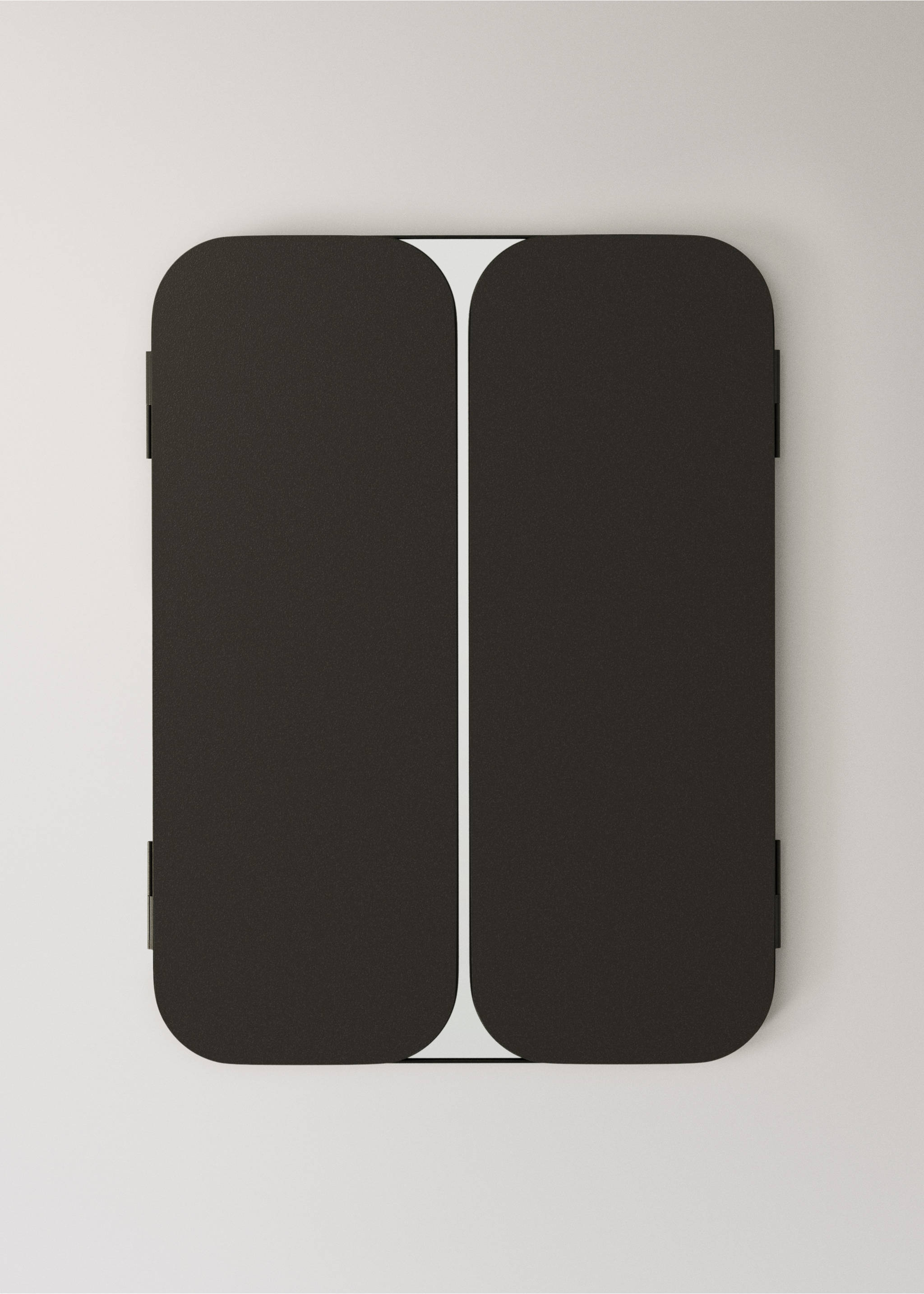 Trifold mirror - Details of the article 2, Black. Ref: 27083272-00.