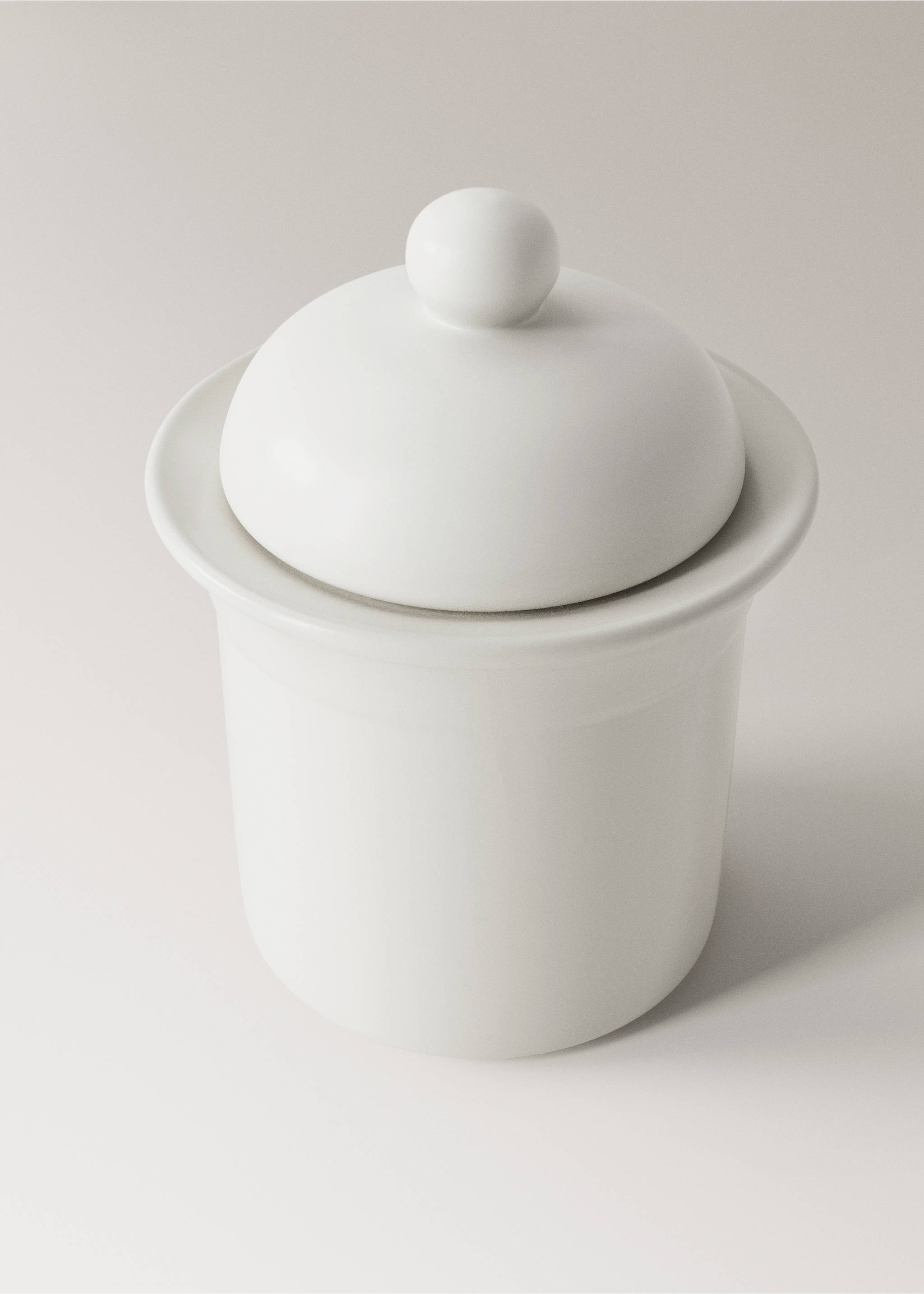 Dose für das Bad aus Keramik - Detail des Artikels 1, Weiß. Ref: 27083273-00.