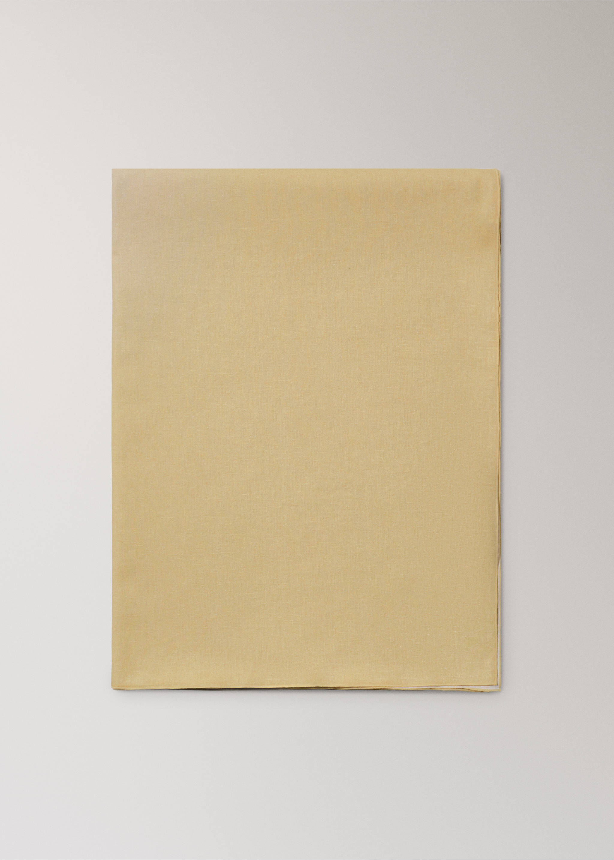 Ombre cotton linen tablecloth design for 2 to 4 people - Article without model, Yellow. Ref: 27083276-00.