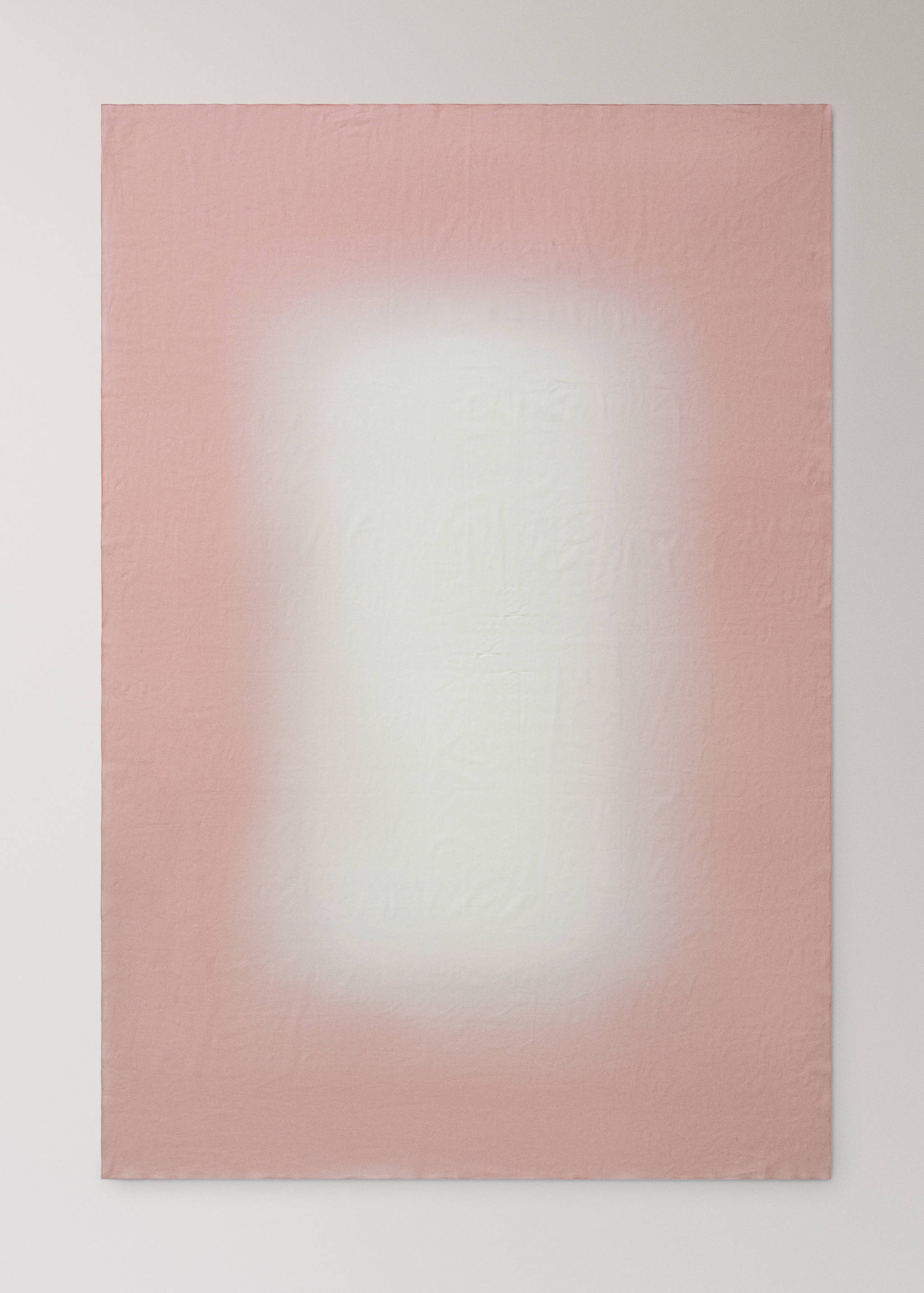 Gradient cotton-linen tablecloth with design for 2 to 4 diners - Details of the article 3