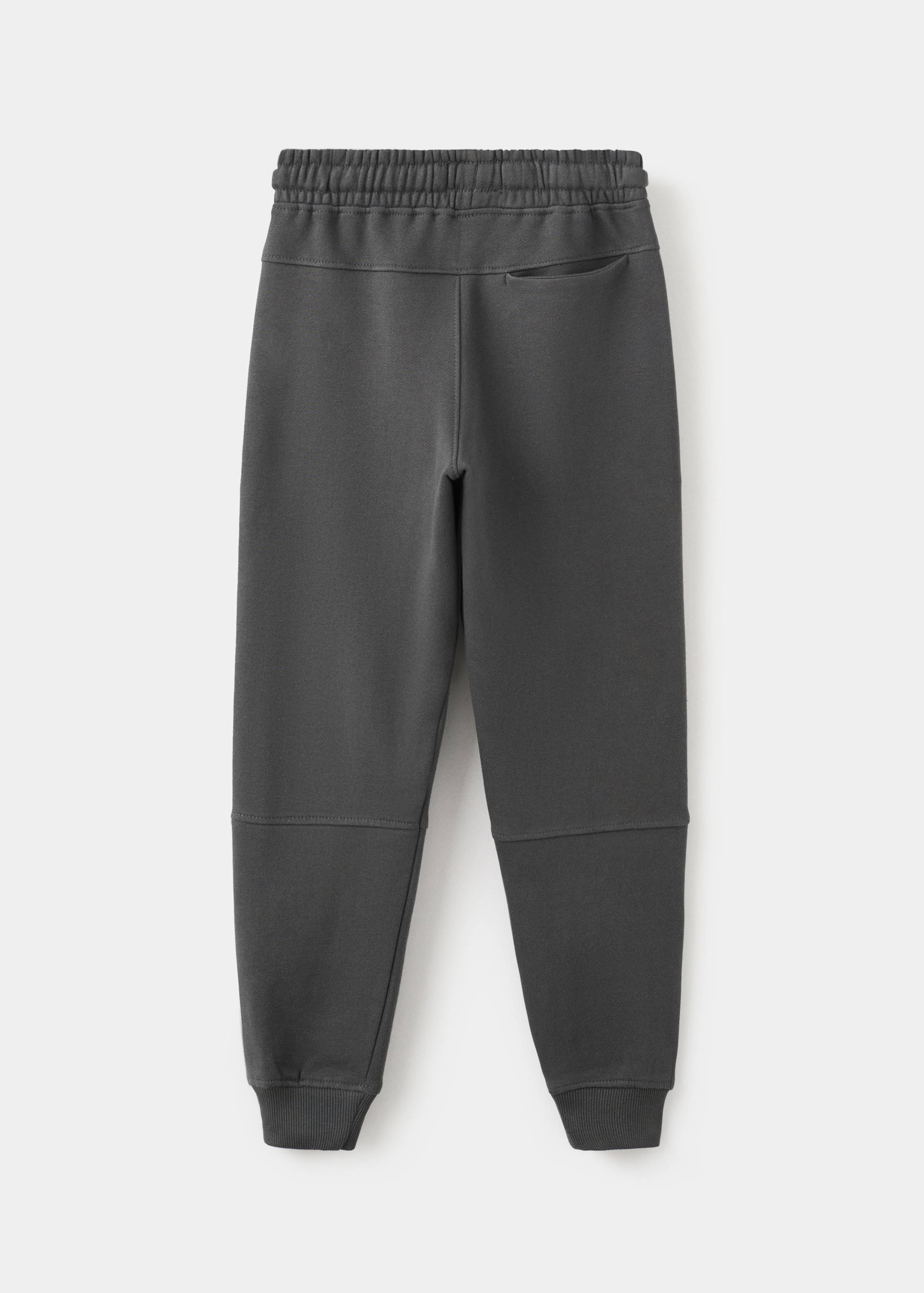 Cotton joggers with elastic waist - Reverse of the article