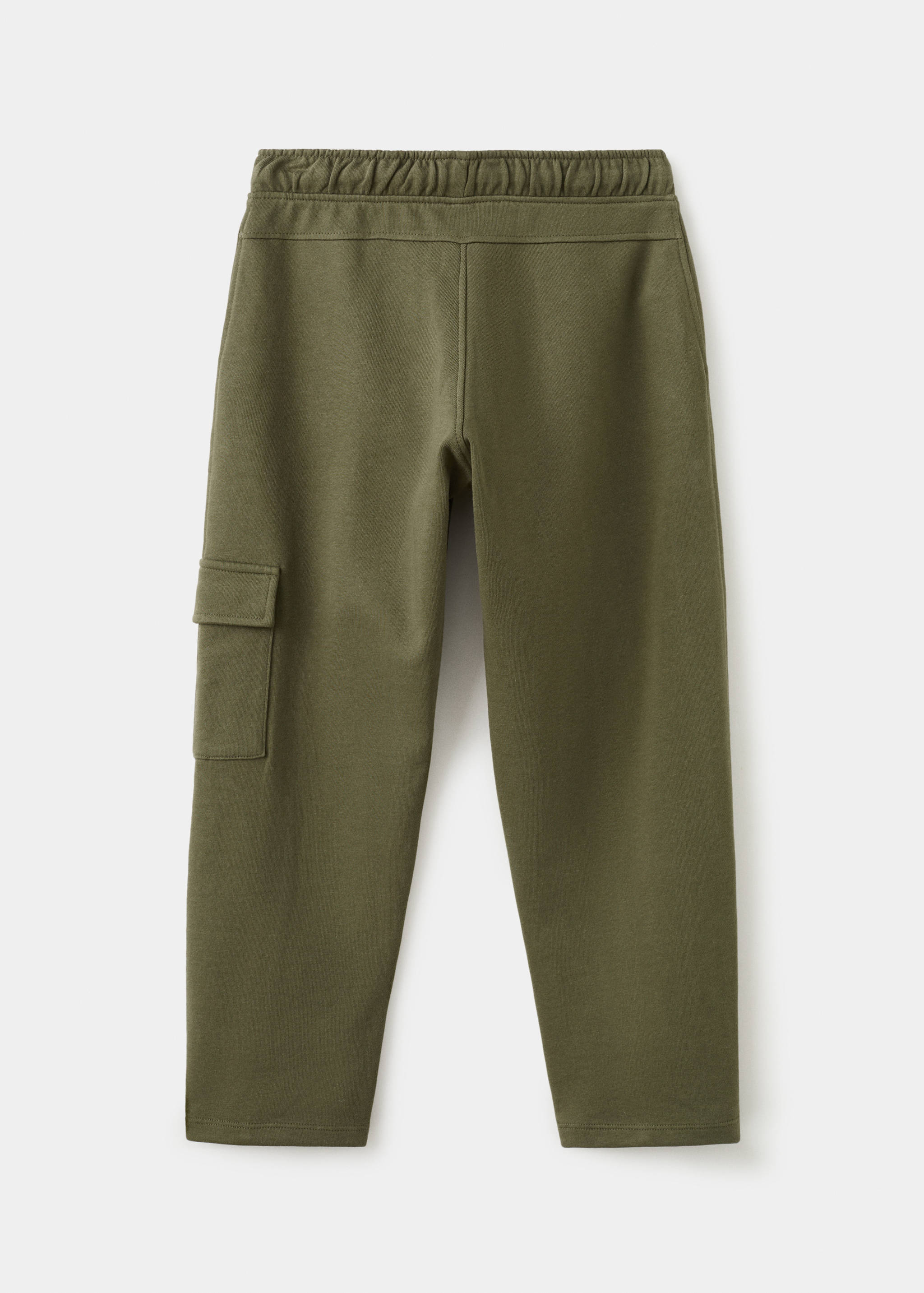 Cotton cargo joggers - Reverse of the article