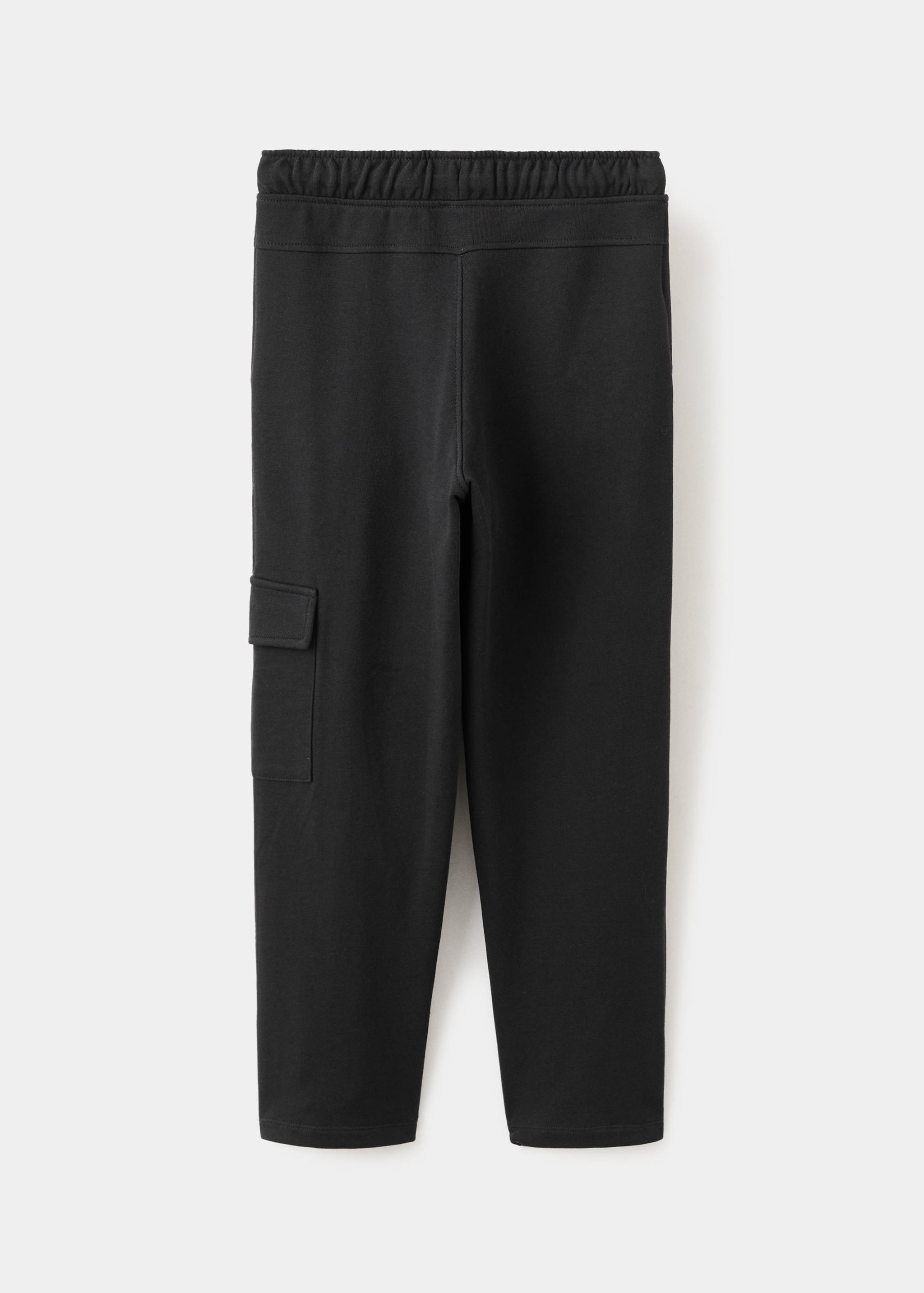 Cotton cargo joggers - Reverse of the article