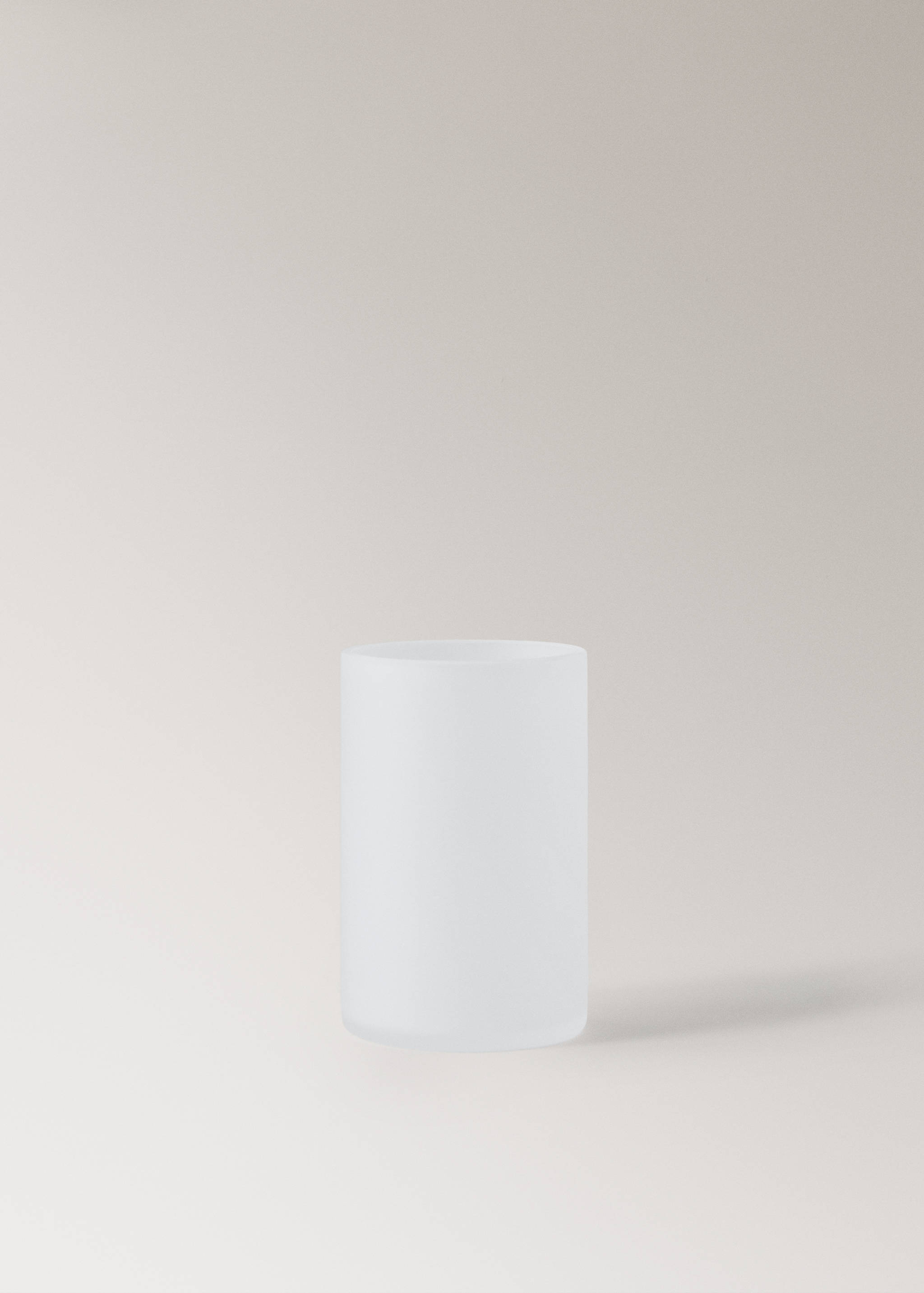 Frosted glass toothbrush tumbler - Article without model