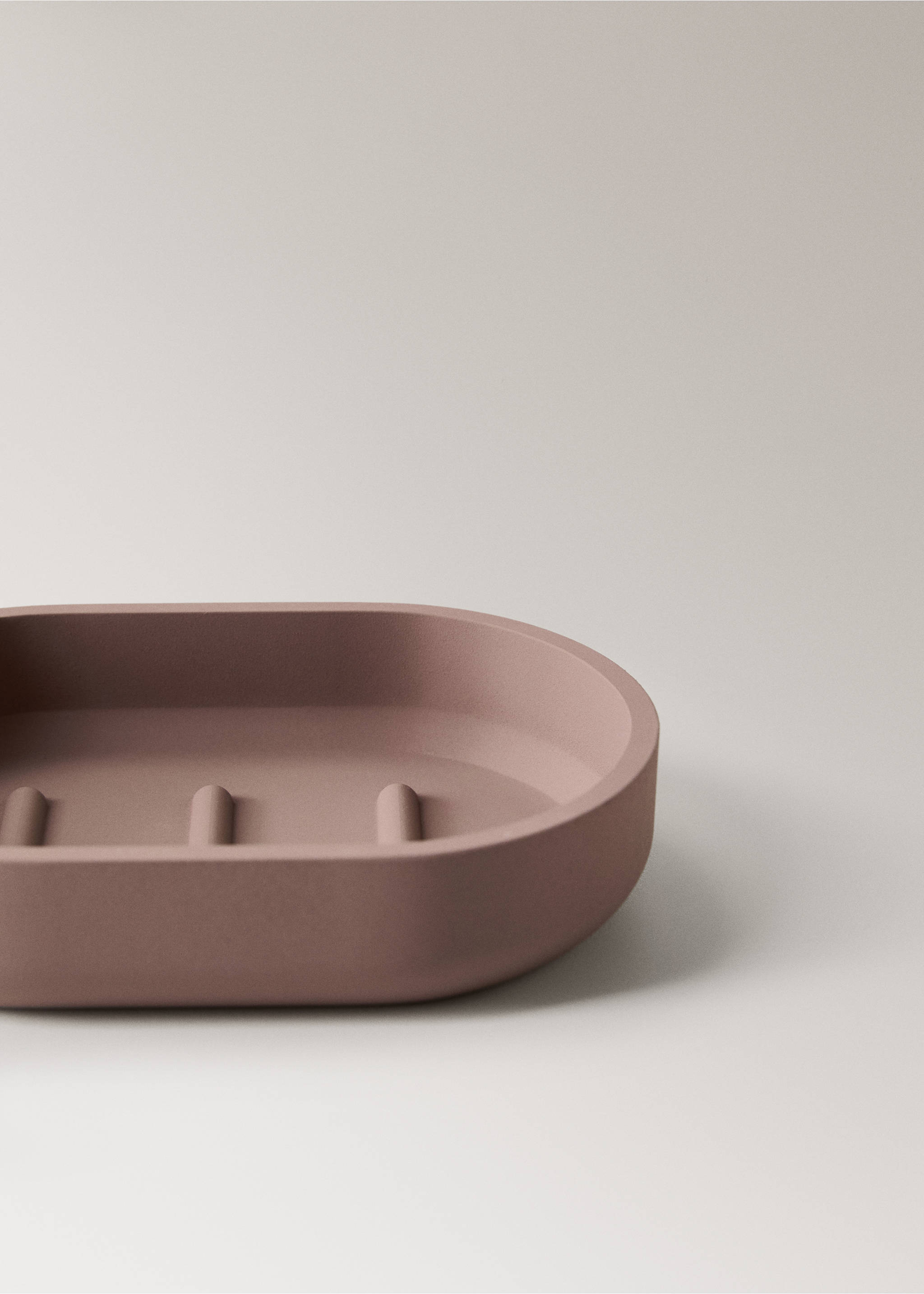 Posuda za sapun od smole - Detalji artikla 2, Smeđa. Ref: 27083282-00.