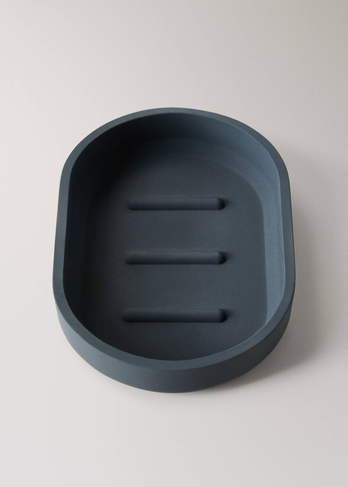 Resin soap dish — Charcoal