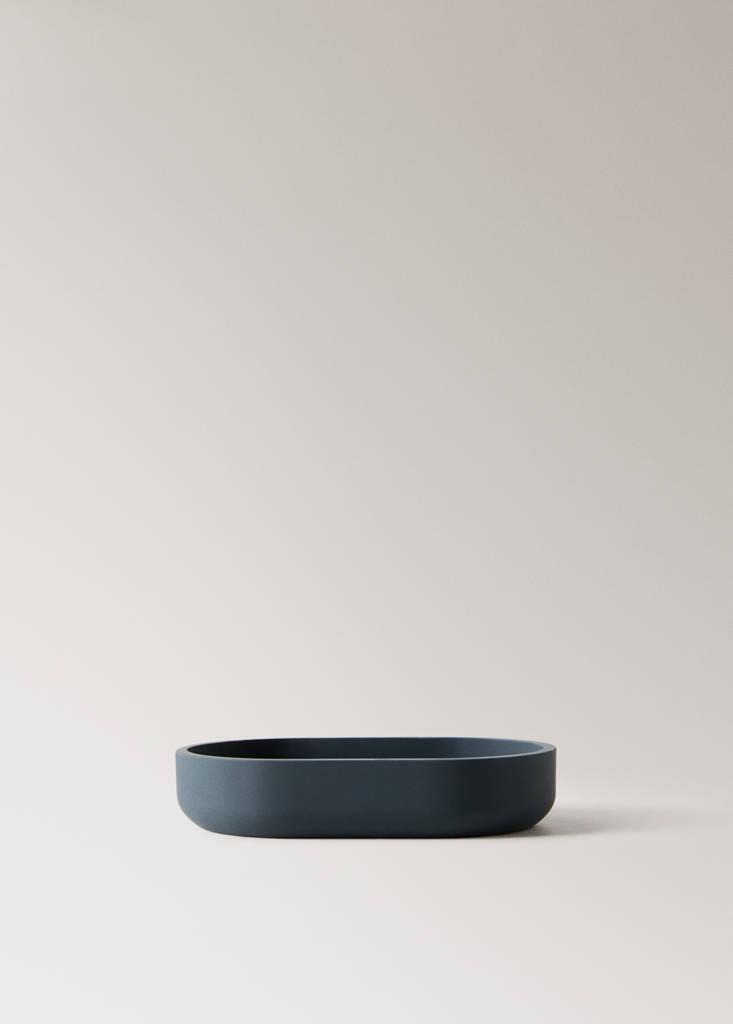 Resin soap dish — Charcoal