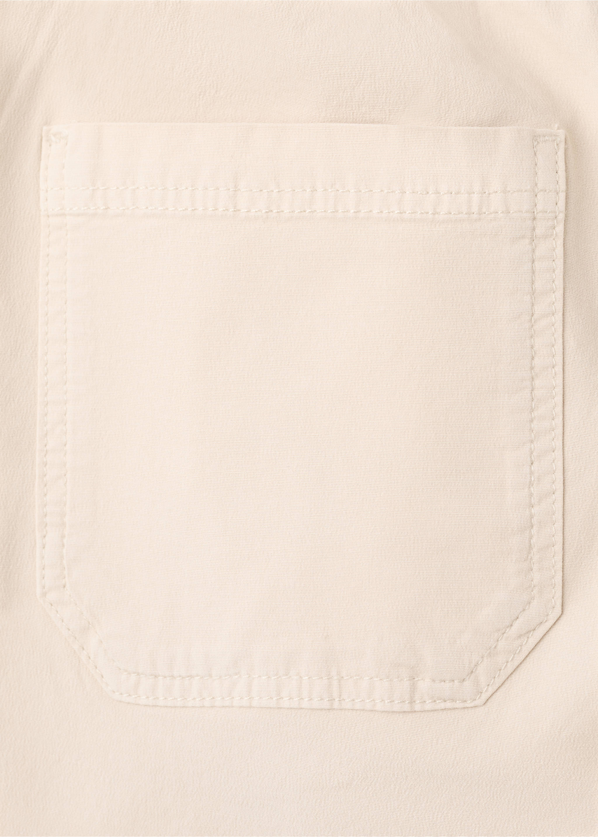 Straight fit pamučne hlače - Detalji artikla 0, Boja pijeska. Ref: 27083286-00.