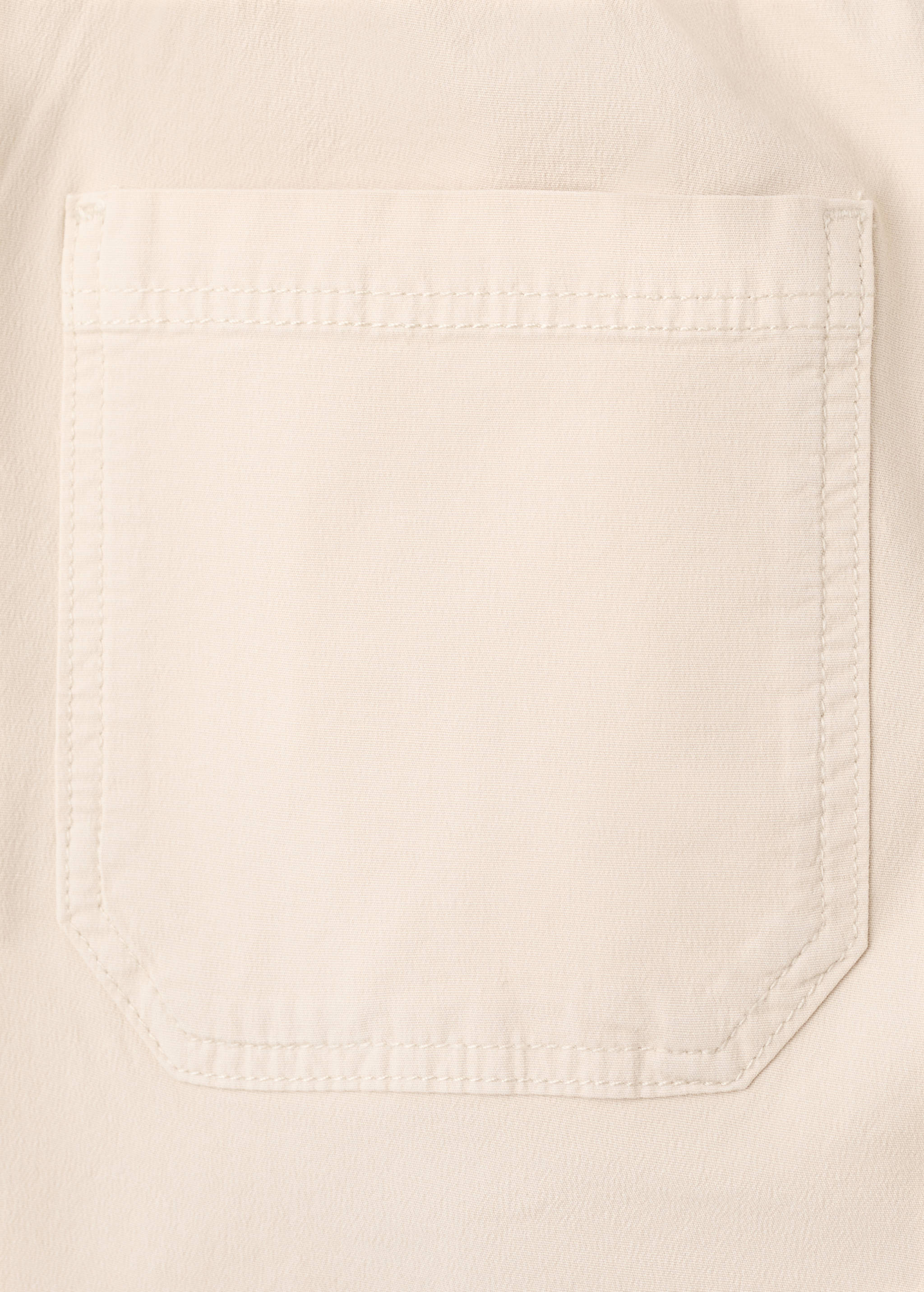 بنطلون قطني بقصة مستقيمة - تفاصيل المنتج 0