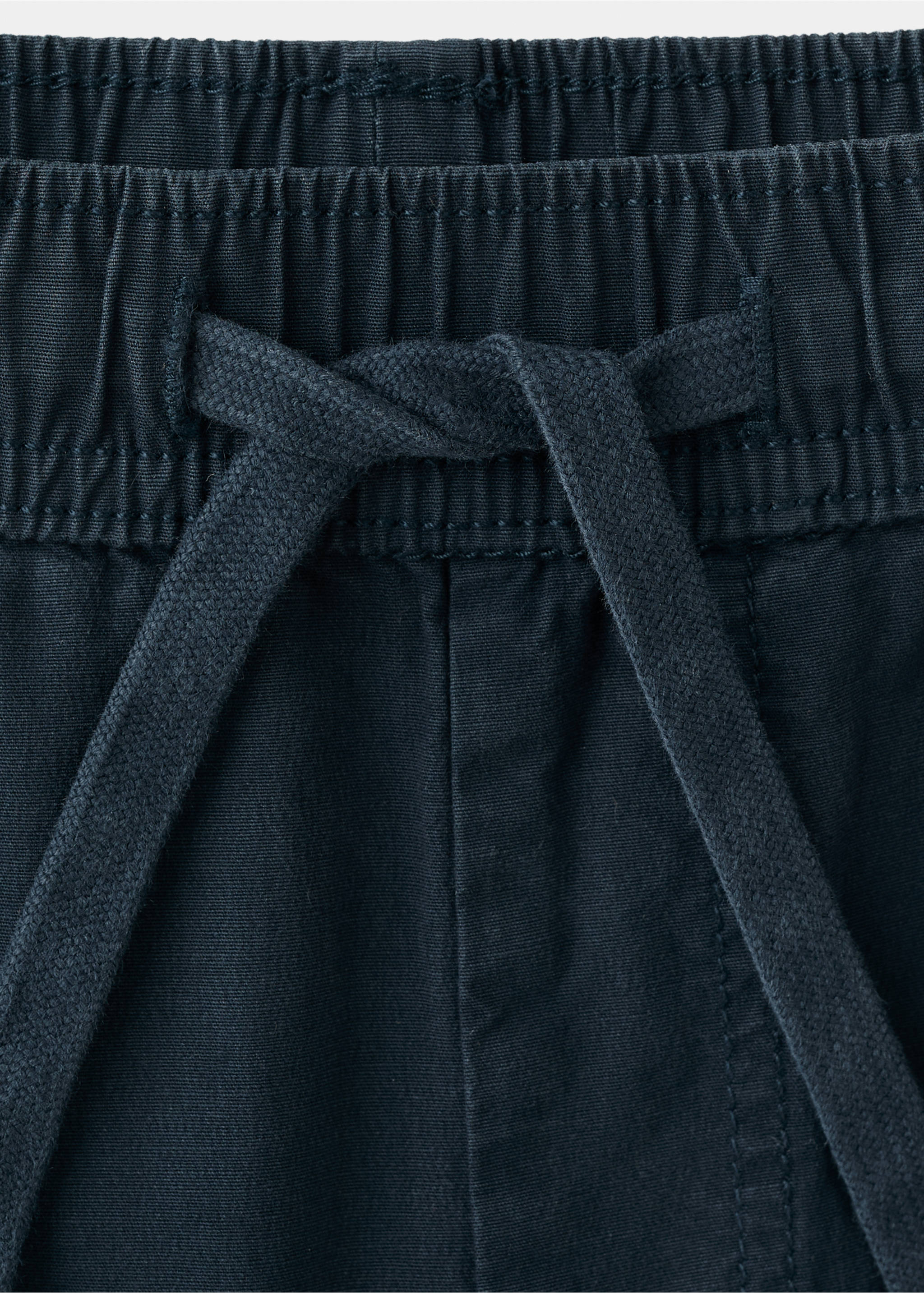 Straight fit pamučne hlače - Detalji artikla 8, Mornarsko plava. Ref: 27083286-00.