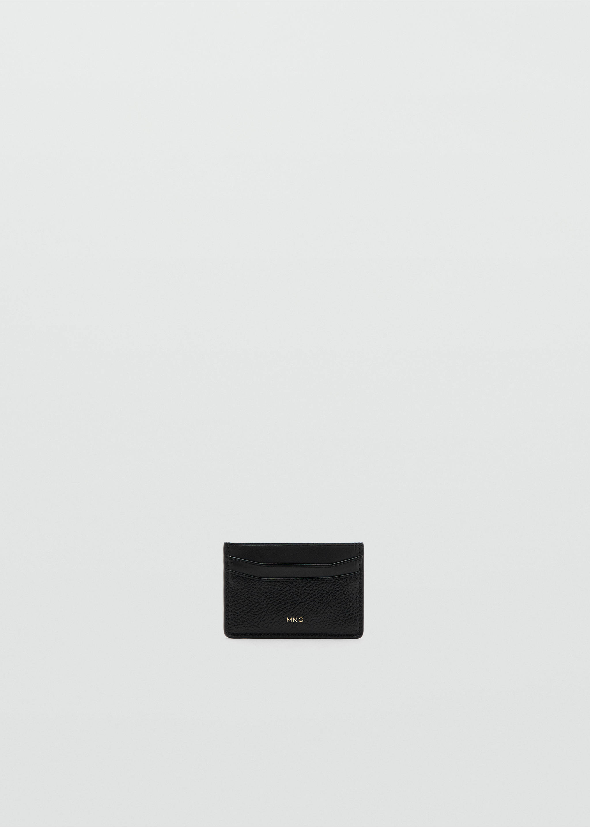 Faux-leather cardholder - Article without model, Black. Ref: 27083287-00.
