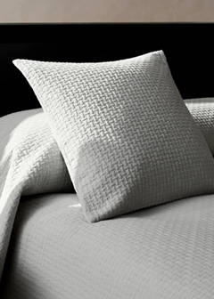 Garment-dyed cotton cushion cover 50x50 cm — Grey 1