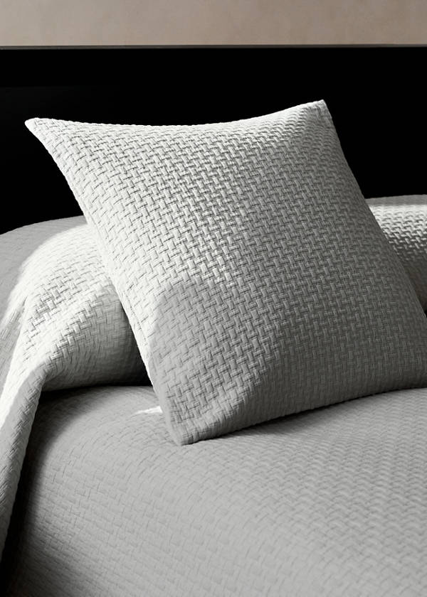 Garment-dyed cotton cushion cover 50x50 cm — Grey