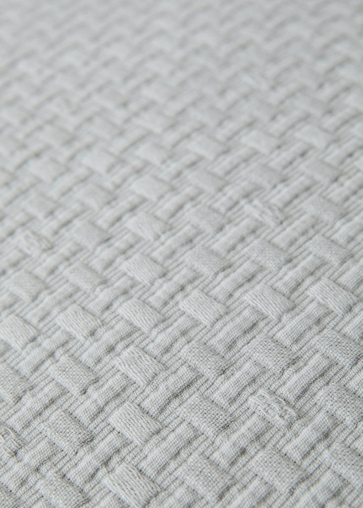 Garment-dyed cotton cushion cover 50x50 cm — Grey