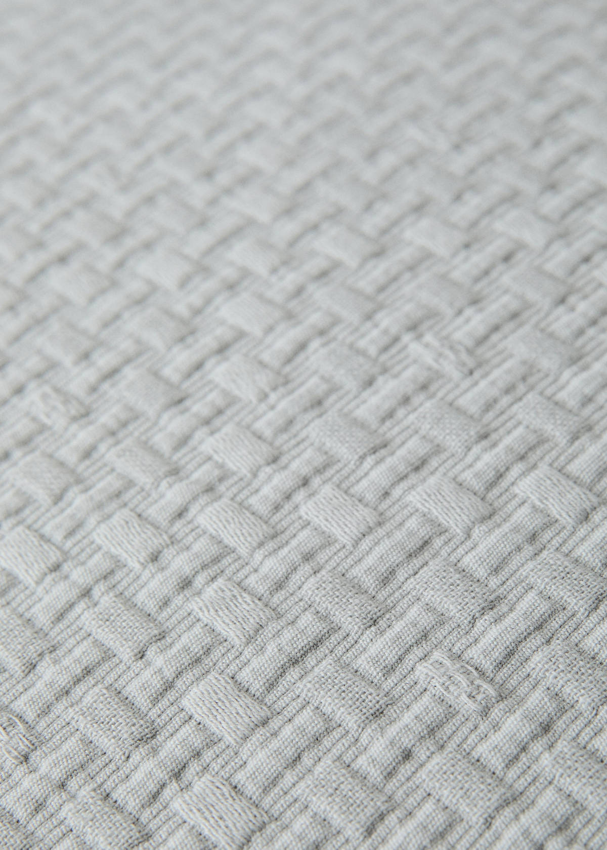 Garment-dyed cotton cushion cover 50x50 cm — Grey