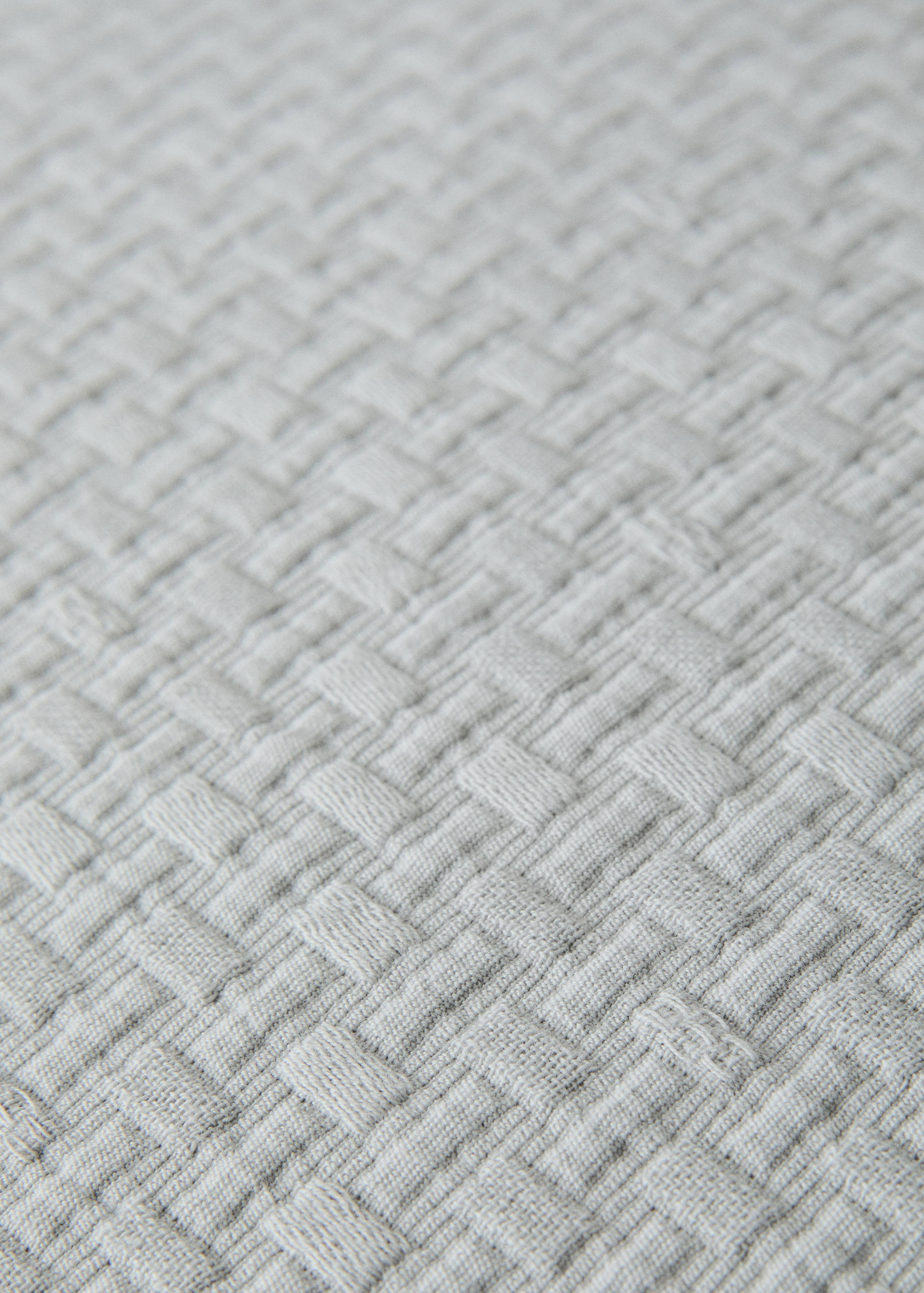 Garment-dyed cotton cushion cover 50x50 cm - Details of the article 1