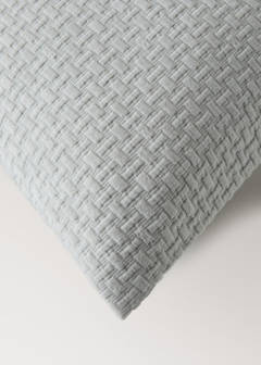 Garment-dyed cotton cushion cover 50x50 cm — Grey 3