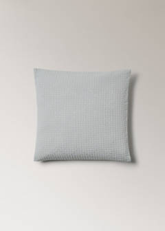 Garment-dyed cotton cushion cover 50x50 cm — Grey 5