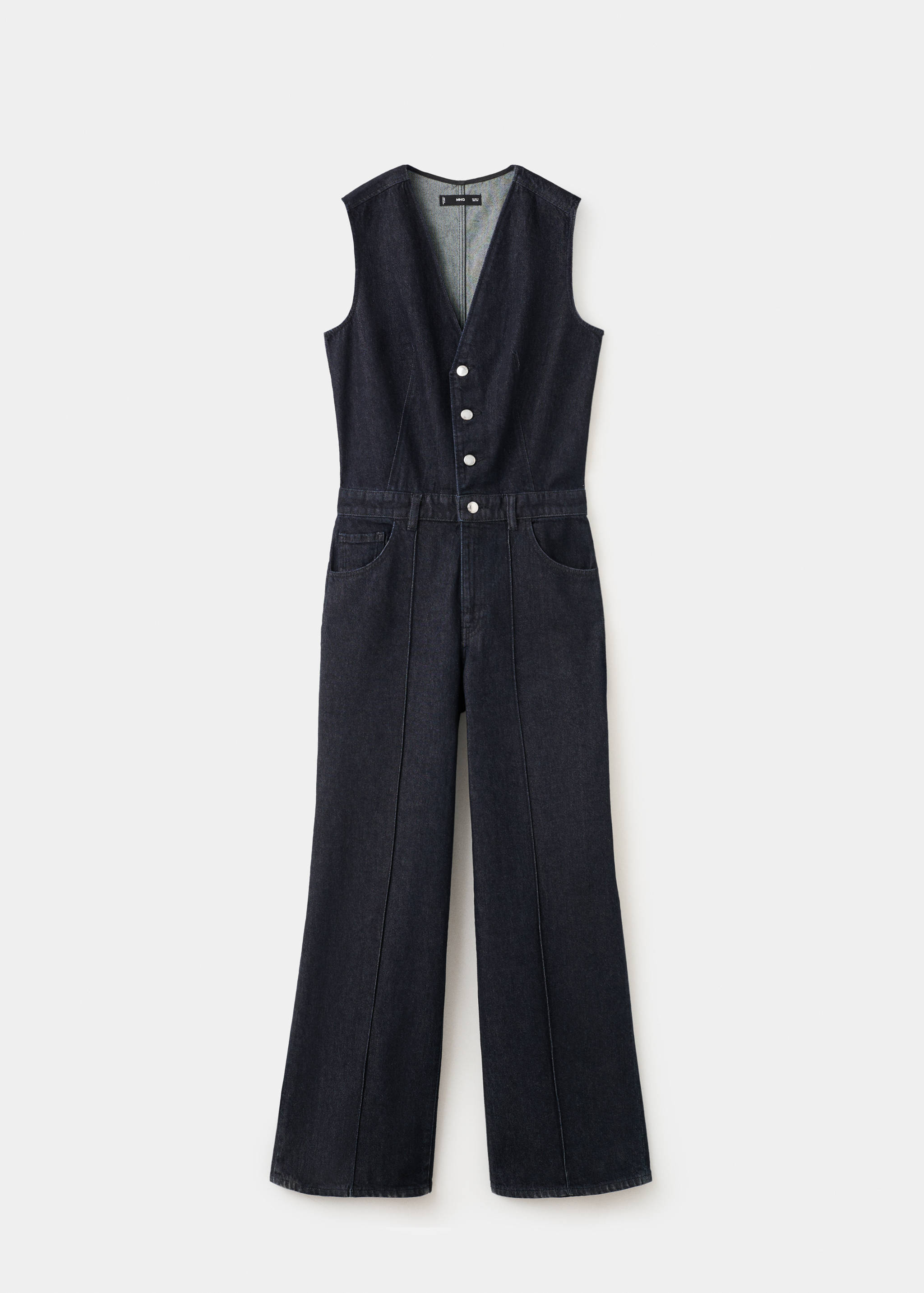 Buttons denim jumpsuit - Article without model