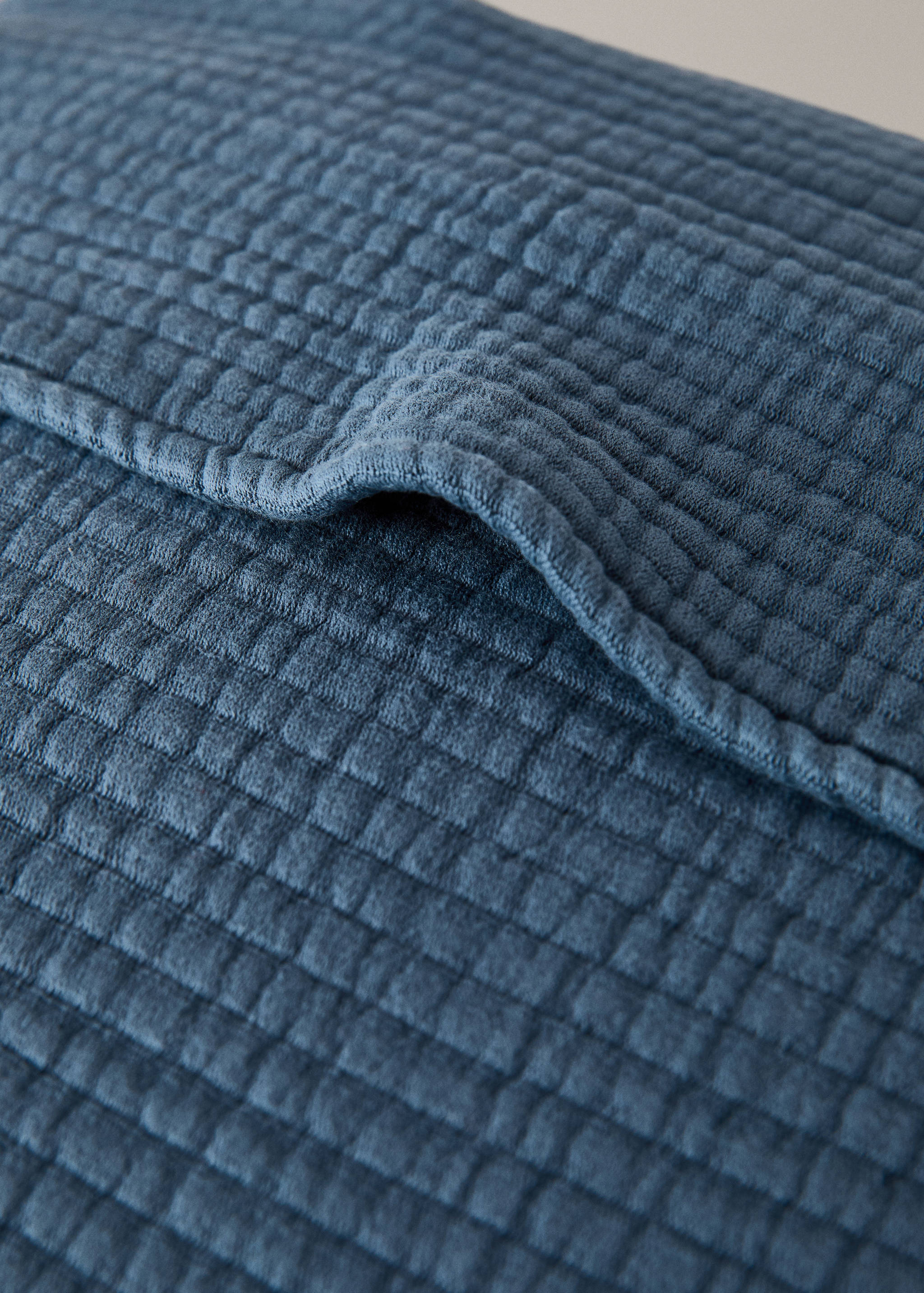 Gauze cushion cover with flange 50x50 cm - Details of the article 2