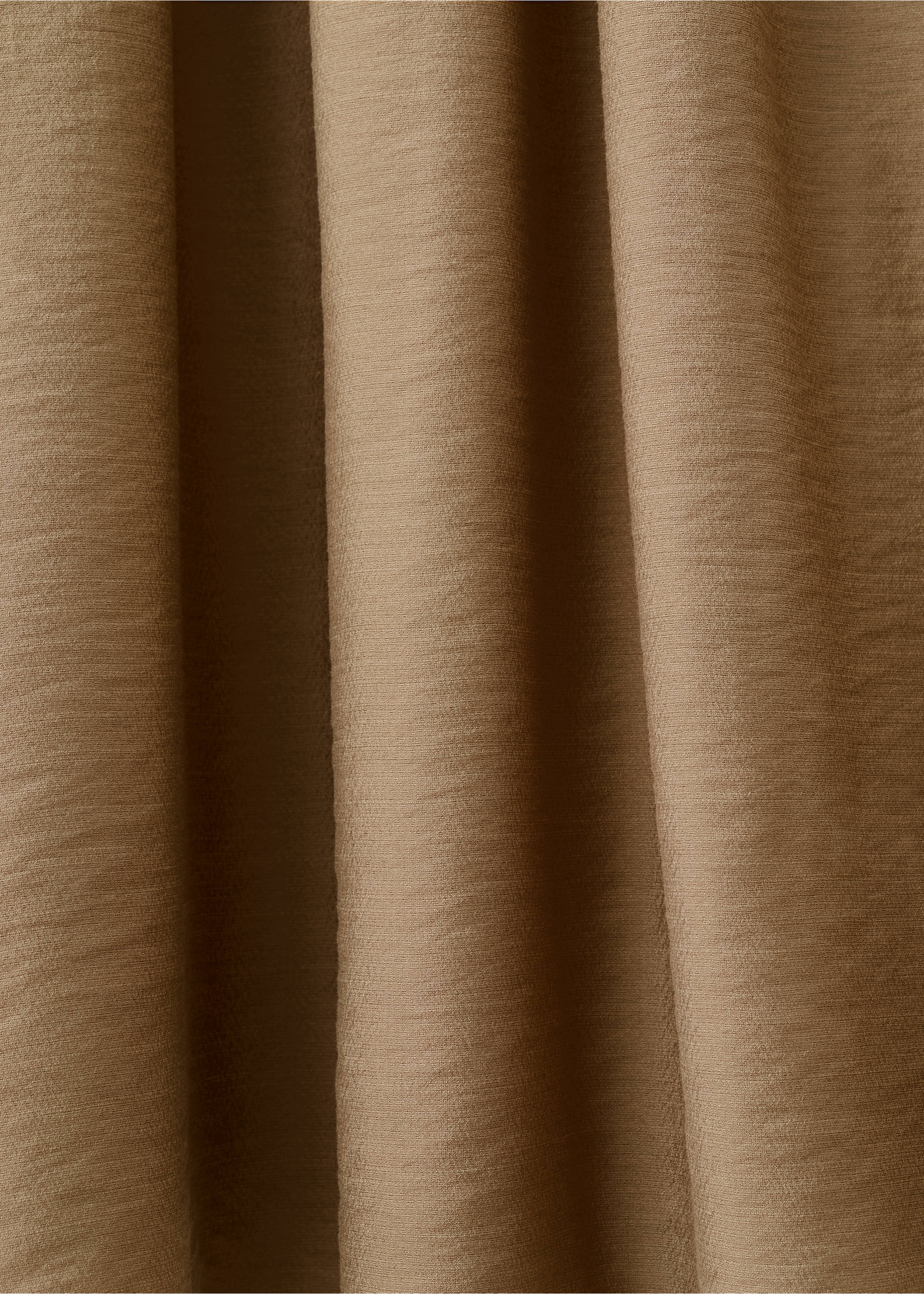 Gathered midi skirt - Details of the article 0, Brown. Ref: 27083300-00.