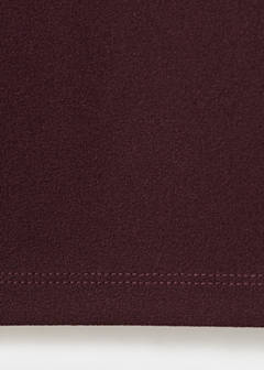 Straight low-rise suit trousers — Burgundy 10