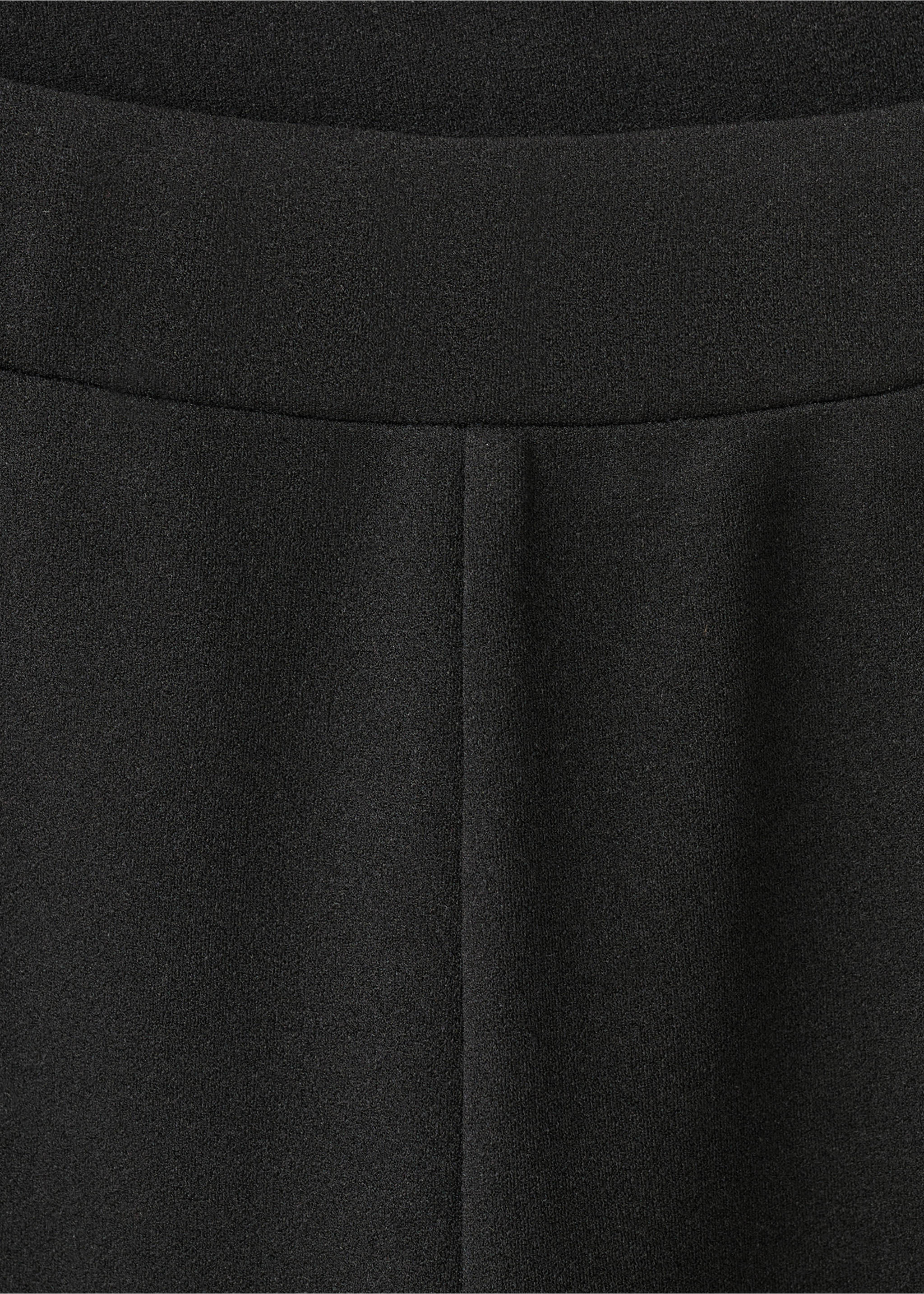 Pantalons rectes vestit tir baix - Detall de l'article 8, Negre. Ref: 27083303-00.