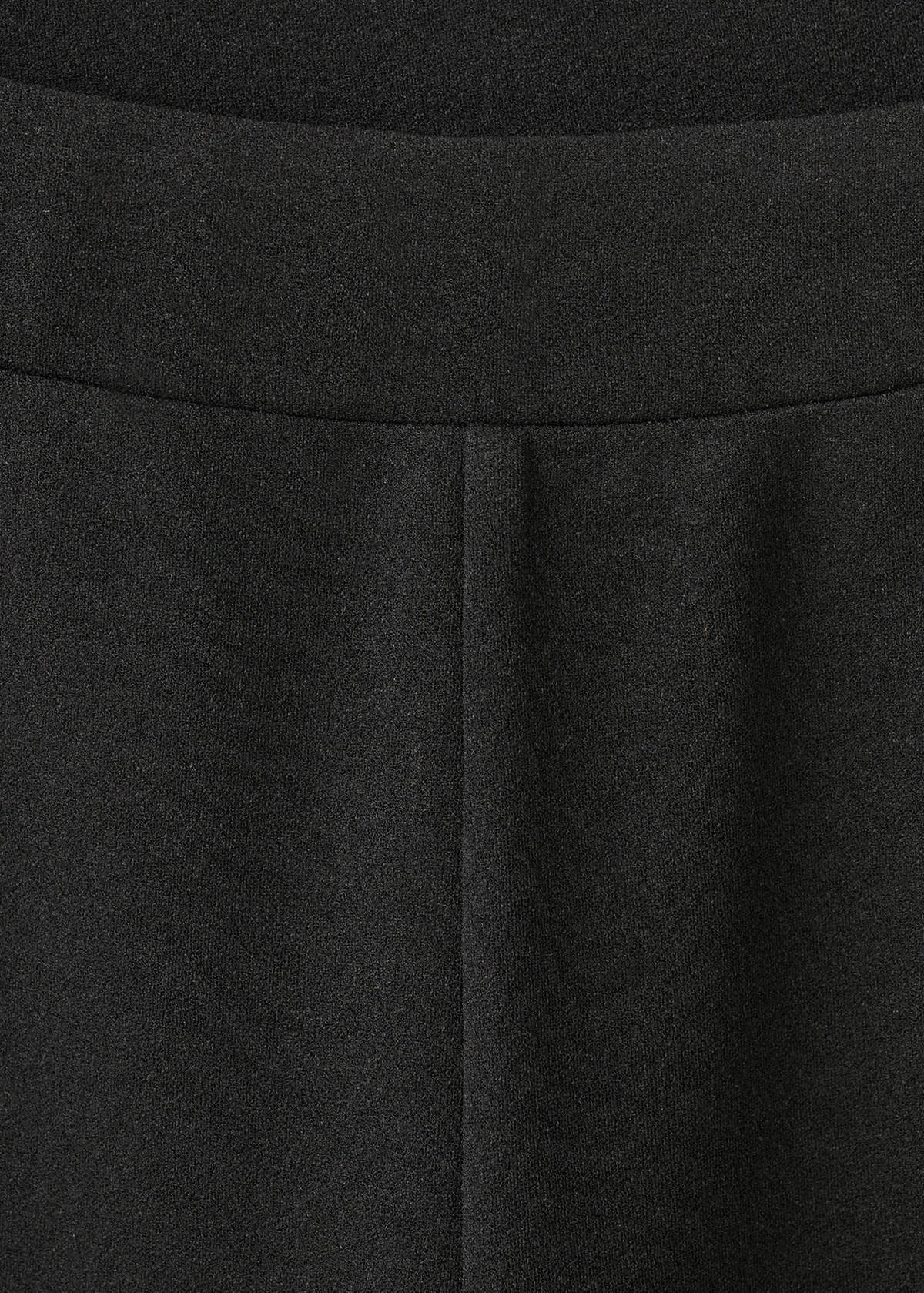 Straight low-rise suit trousers — Black
