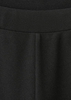 Straight low-rise suit trousers — Black 10