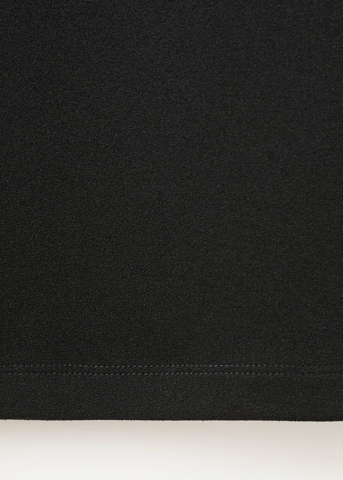 Straight low-rise suit trousers — Black