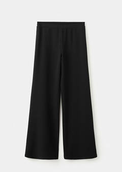 Straight low-rise suit trousers — Black 9
