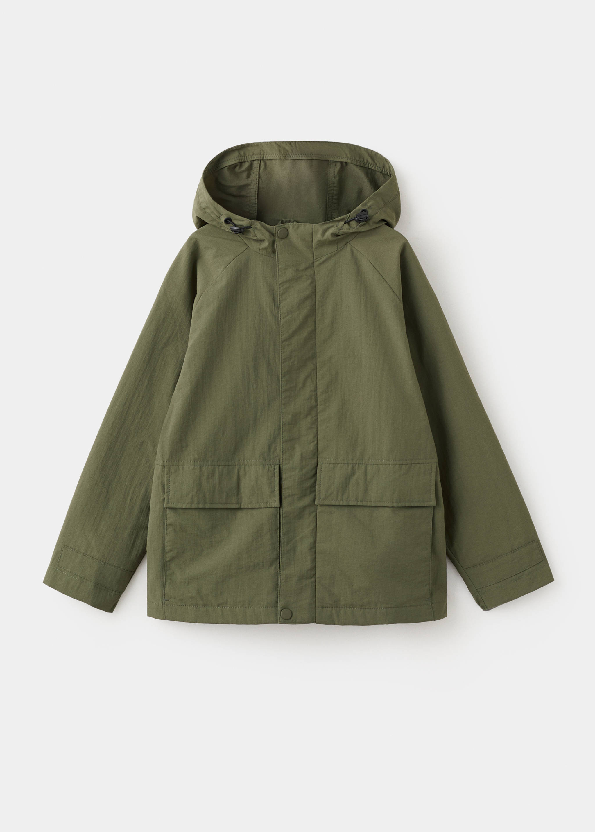 Hooded water-repellent parka - Article without model