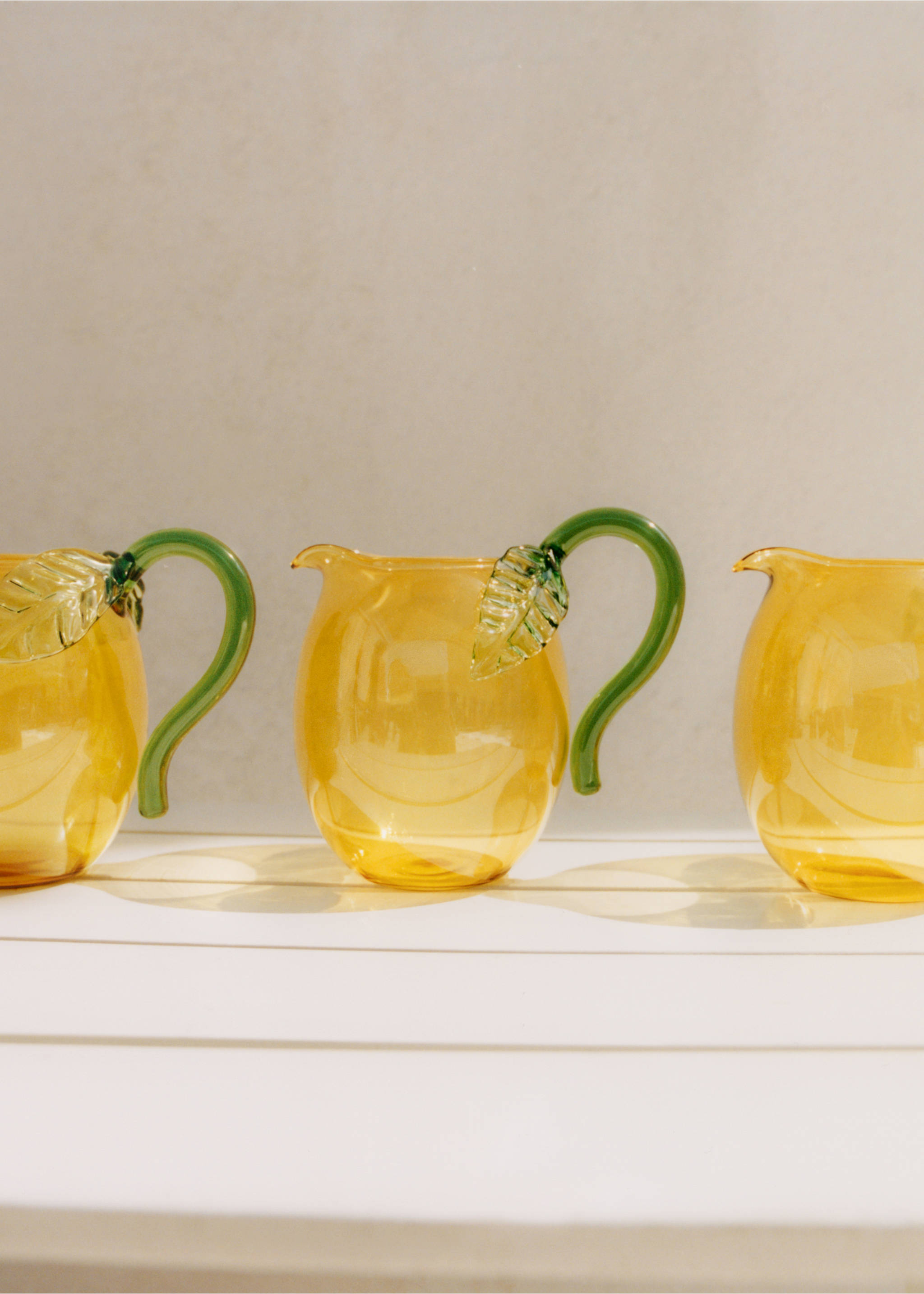 Carafe en borosilicate citron - Détail de l'article 5, Jaune. Ref: 27083309-00.