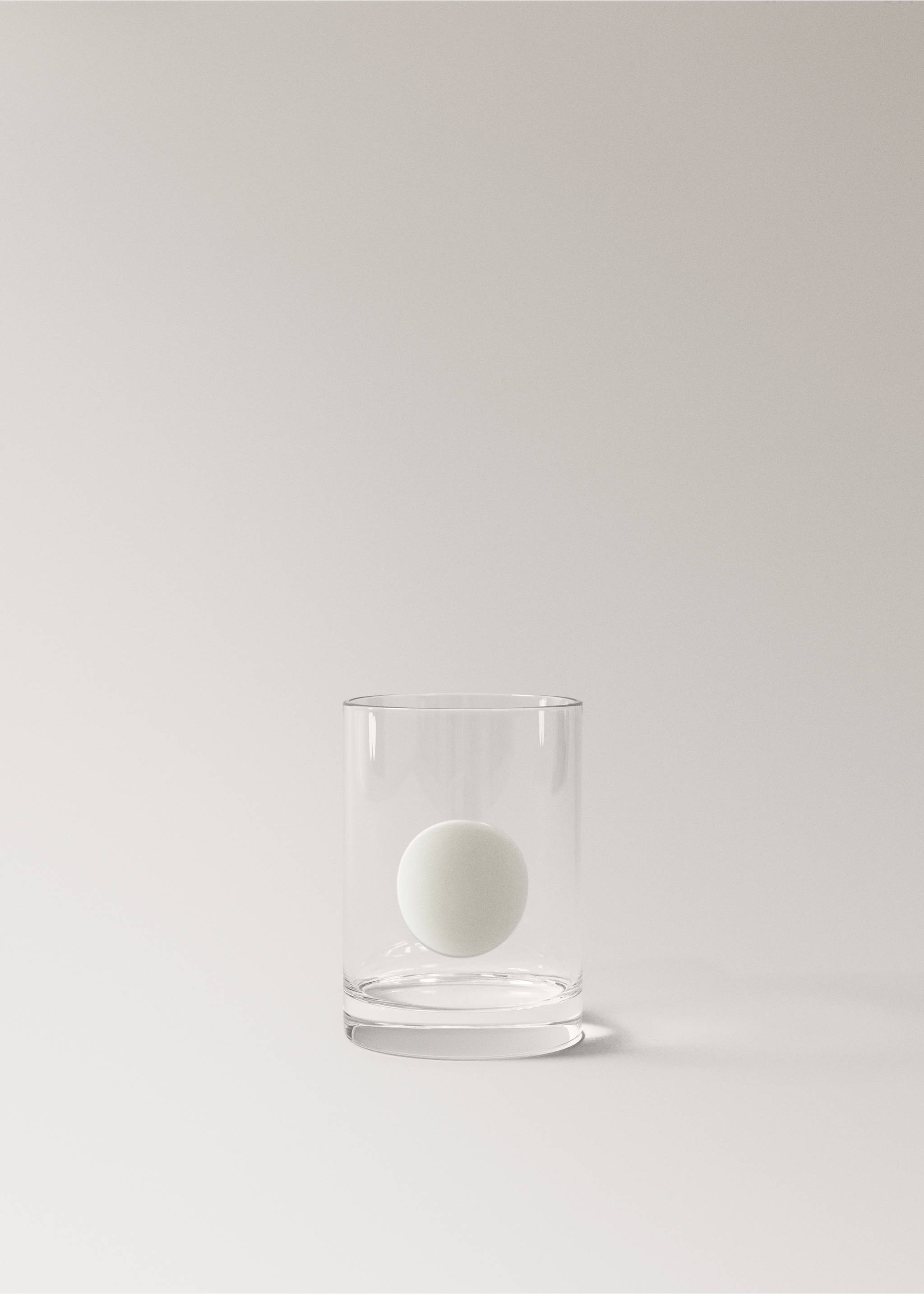 Borosilicate glass opal dot vase - Article without model, White. Ref: 27083310-00.