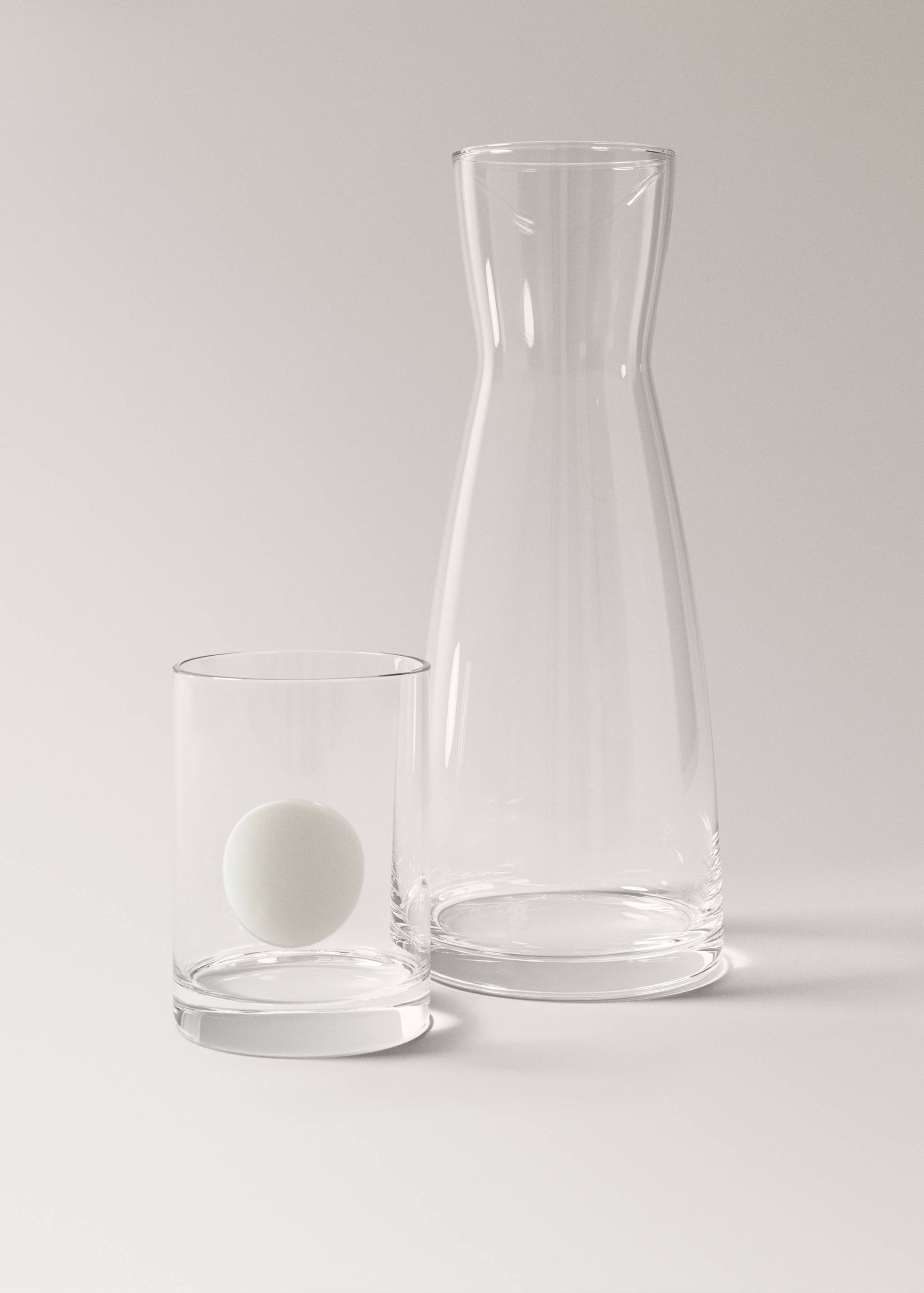 Borosilicate glass opal dot vase - Details of the article 3