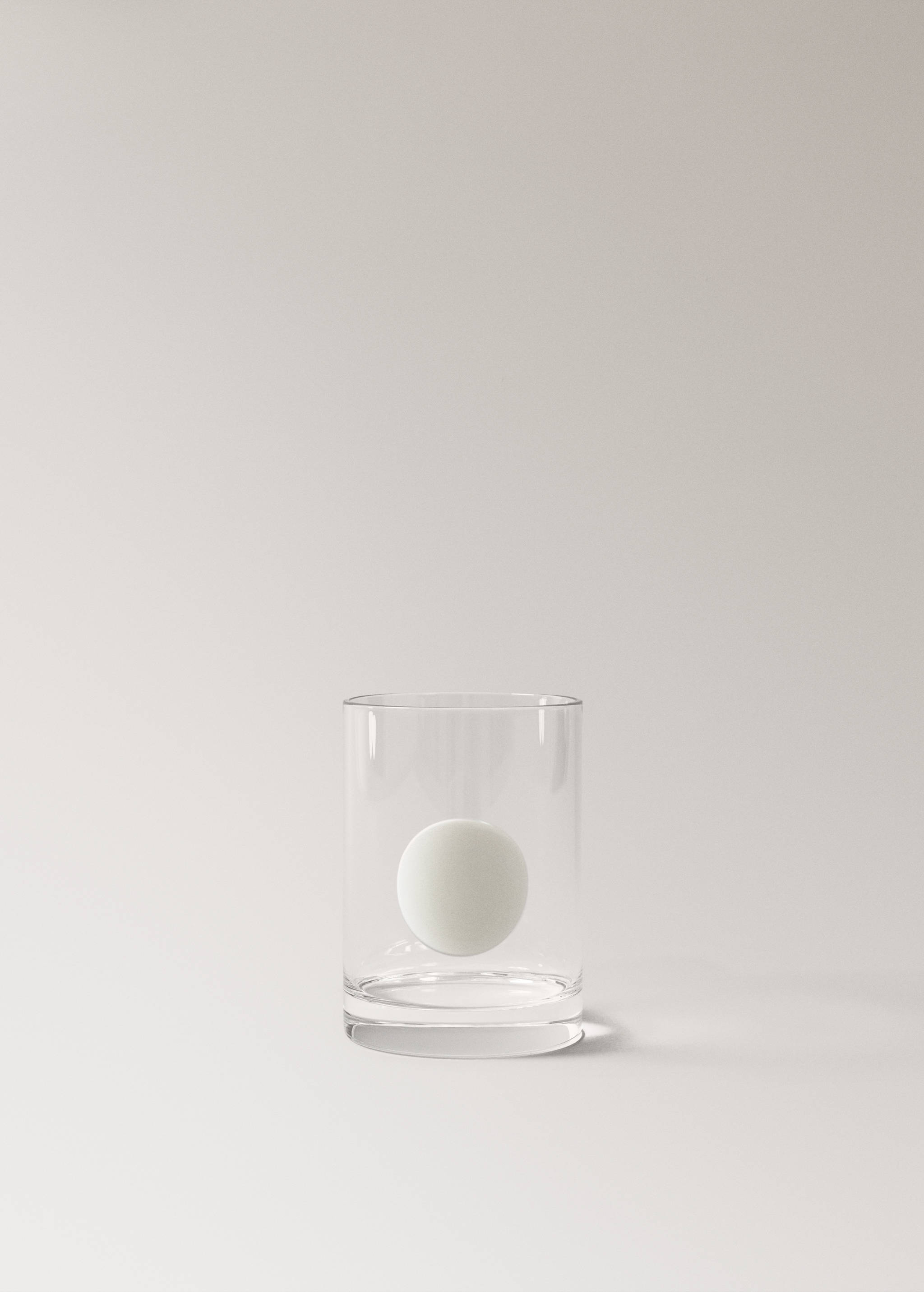 Borosilicate glass opal dot vase - Article without model
