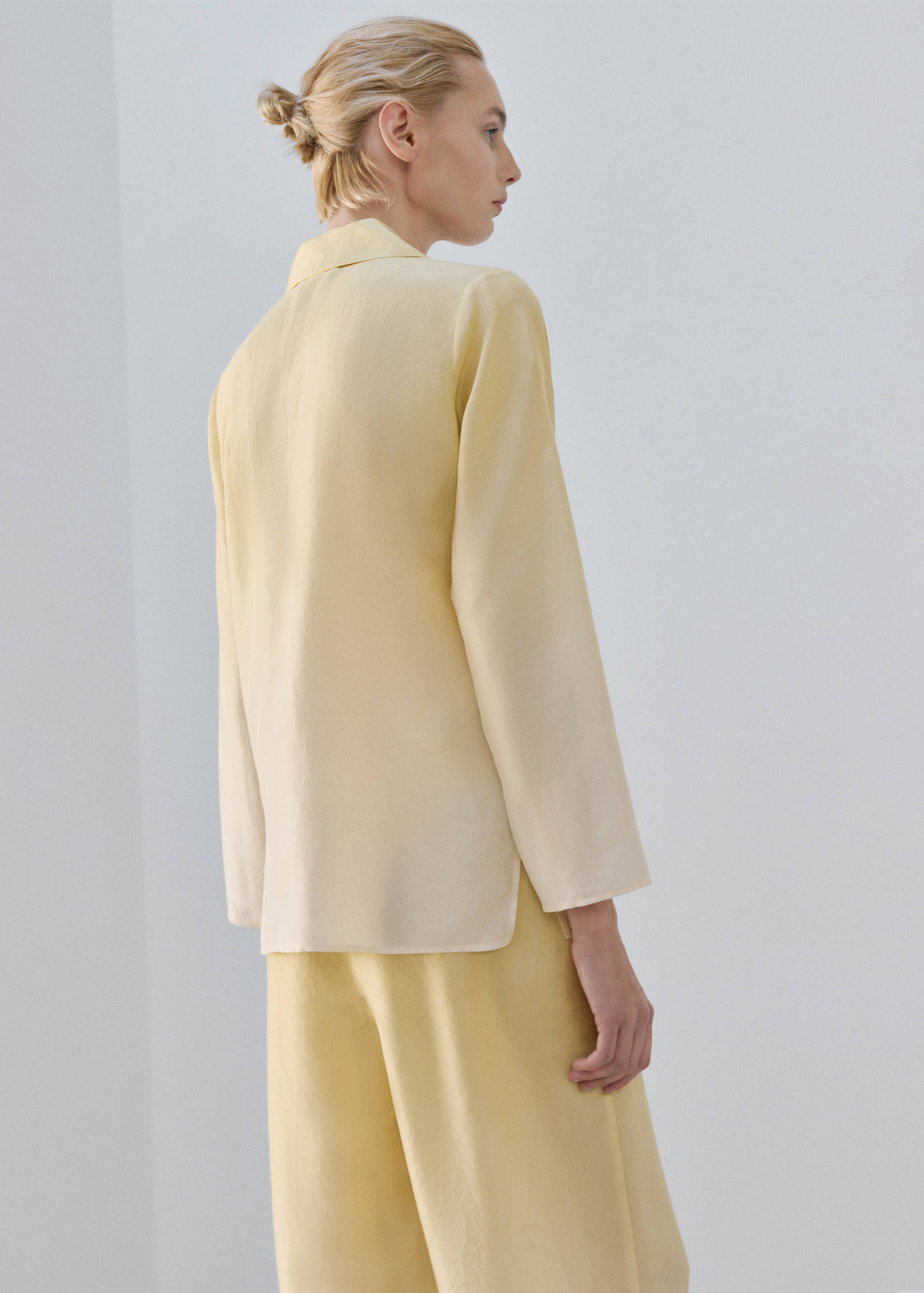 Ombre silk shirt - Reverse of the article