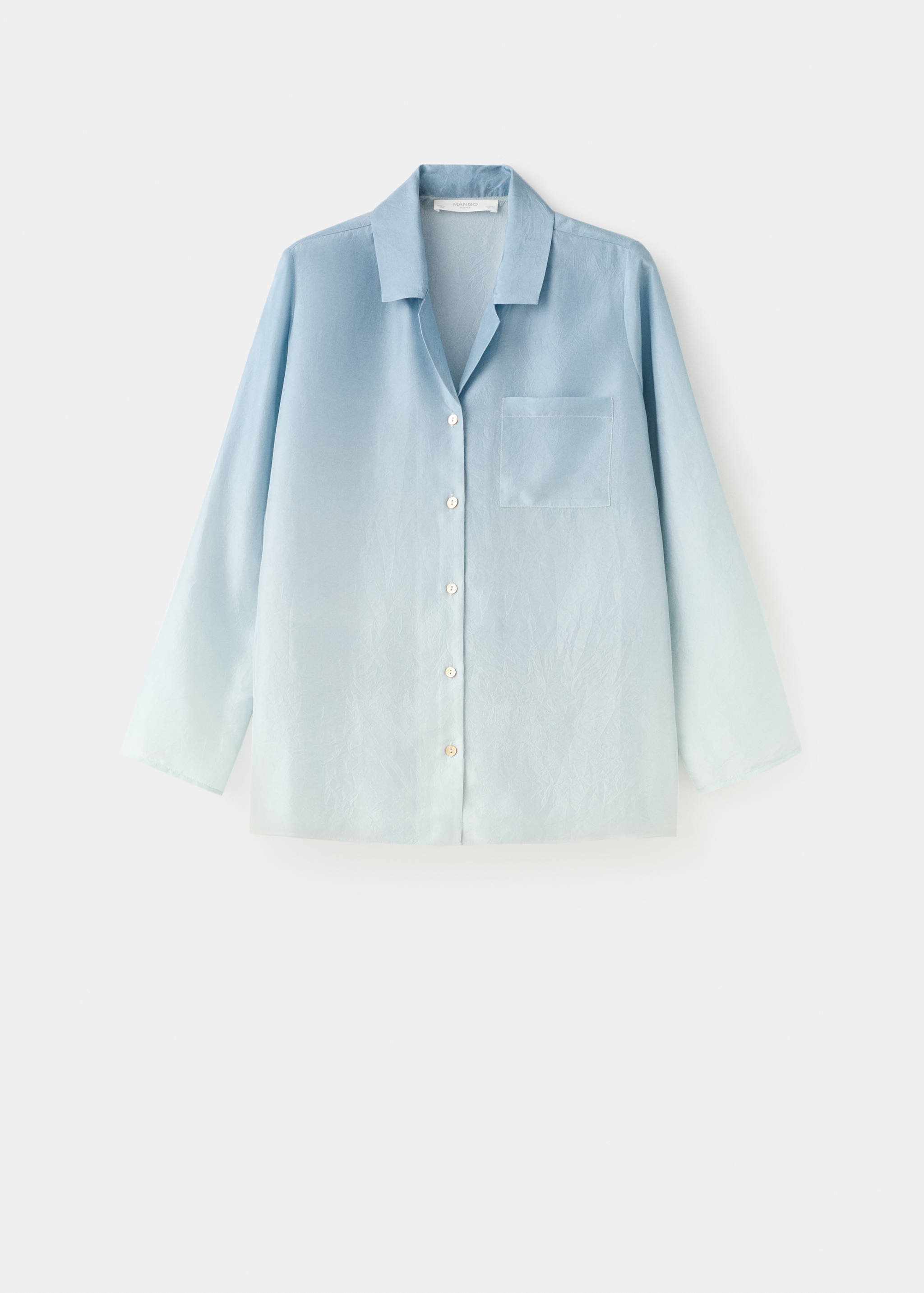 Ombre silk shirt - Article without model