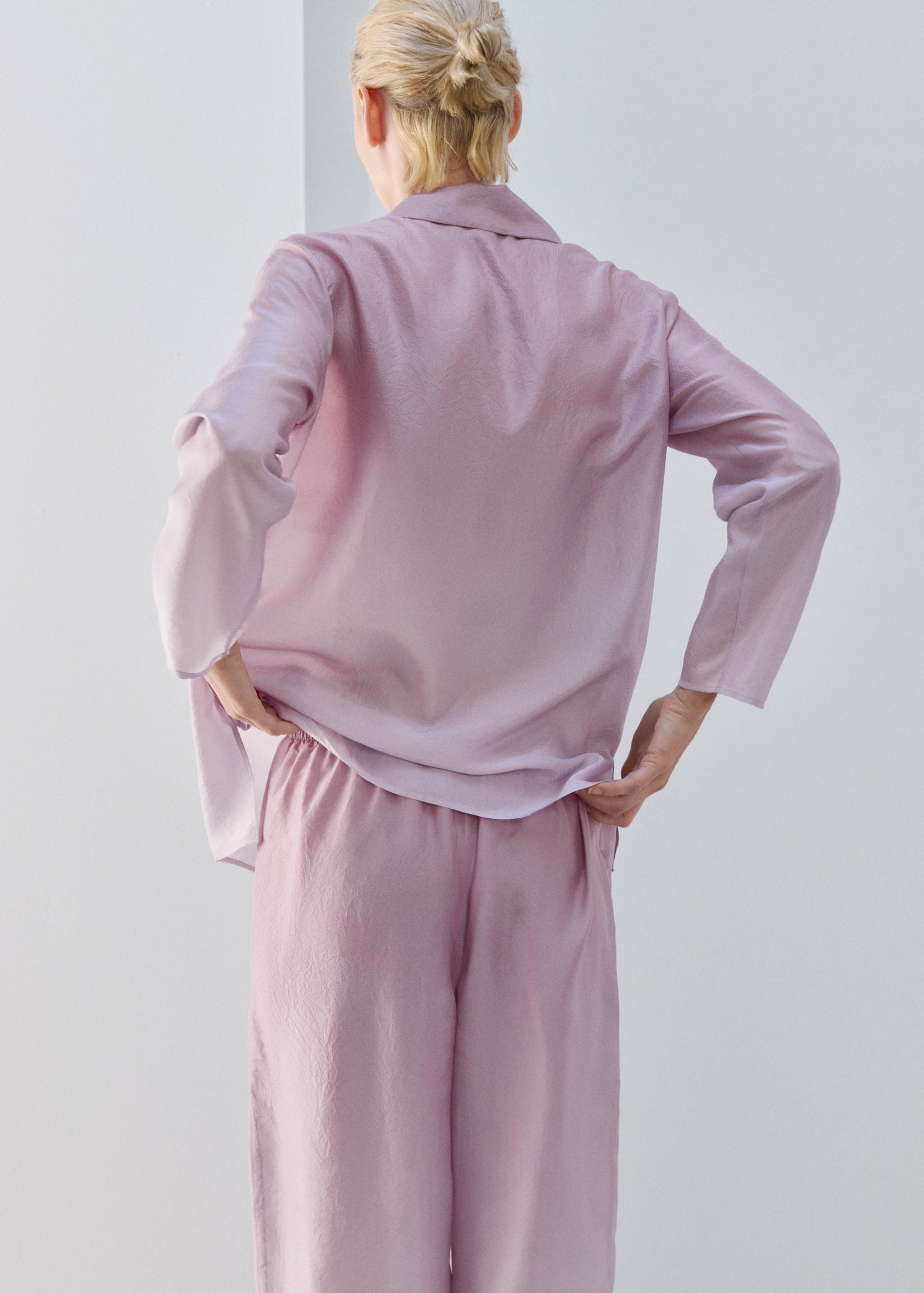 Ombre silk shirt - Reverse of the article
