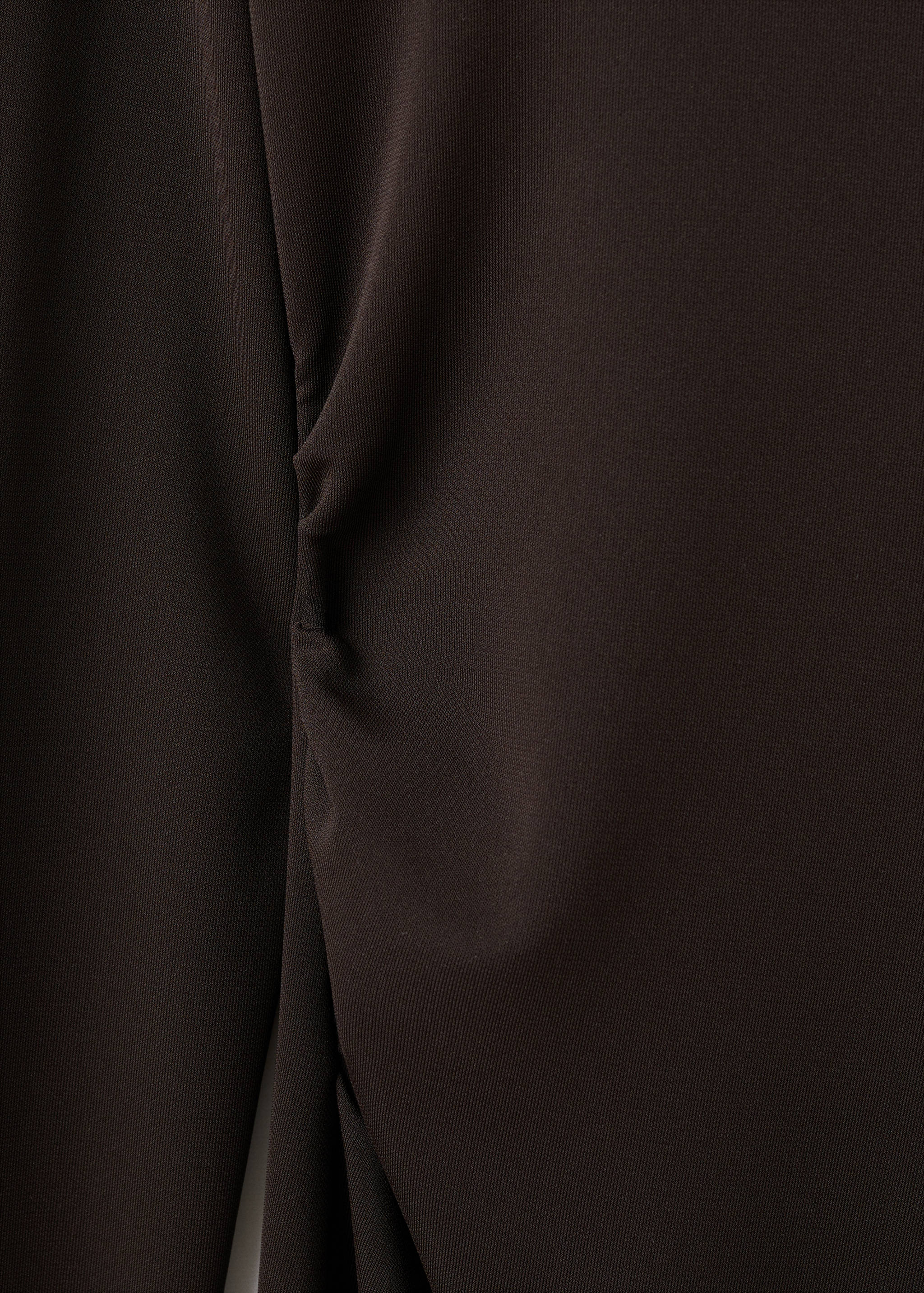 Boat-neck ruched dress - Details of the article 0