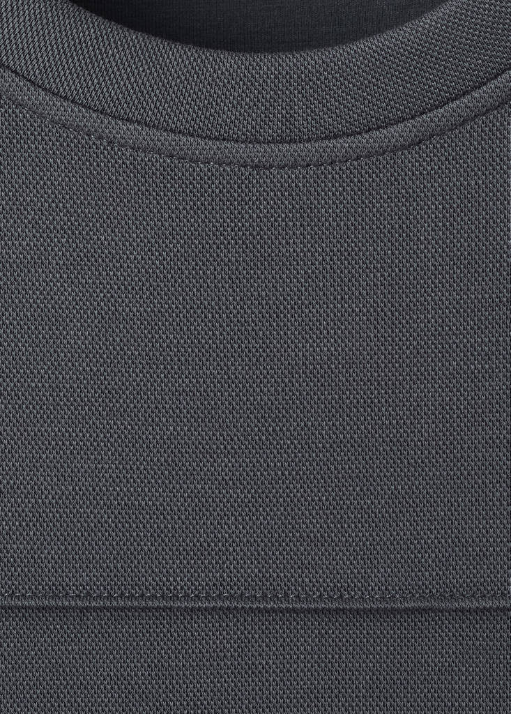 Ruched sleeve sweatshirt — Blue