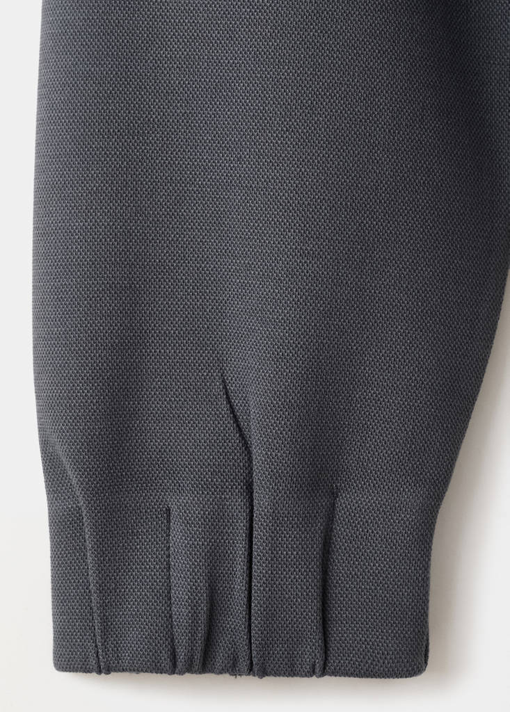 Ruched sleeve sweatshirt — Blue