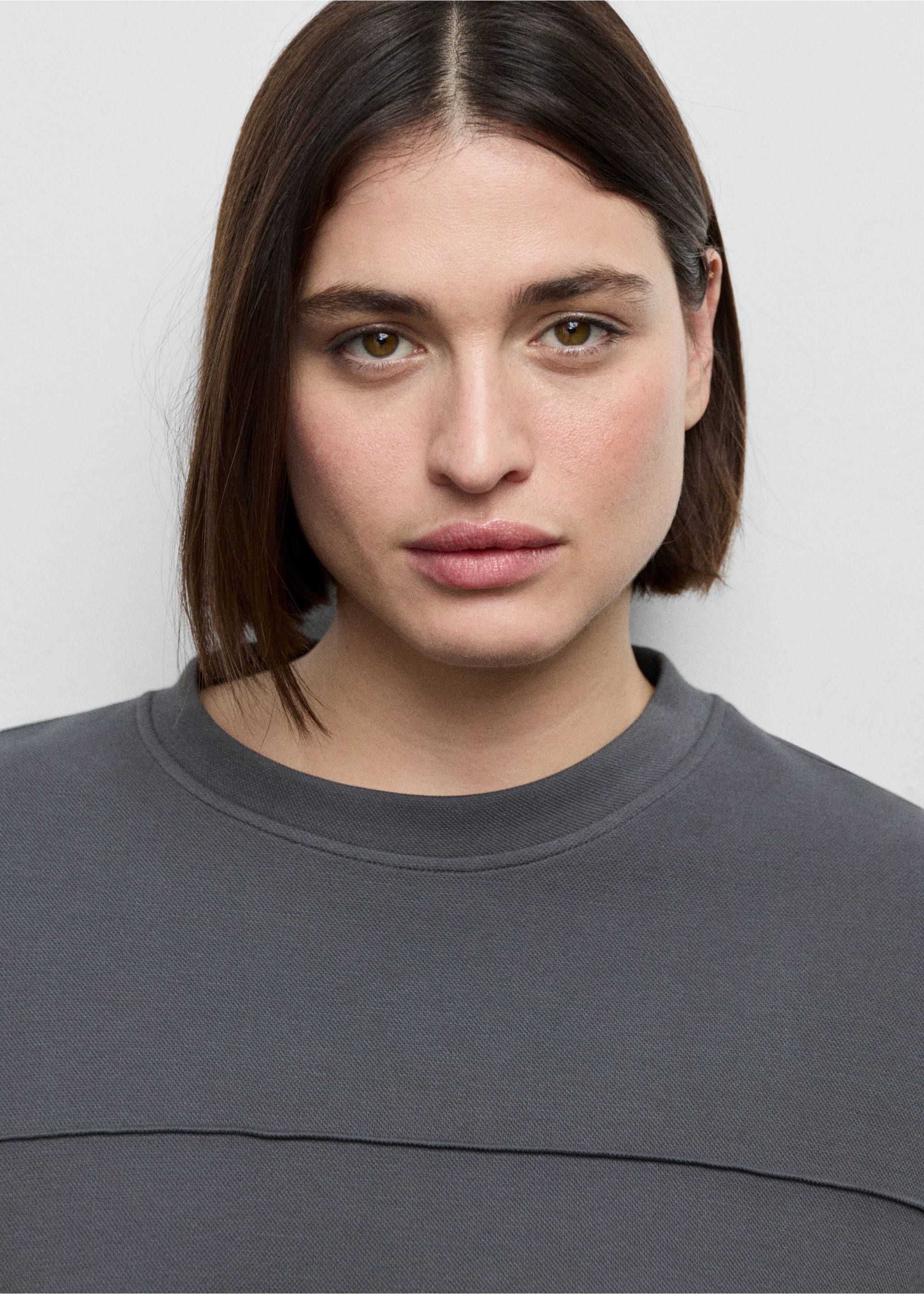 Sweat-shirt manches froncées - Détail de l'article 4, Bleu. Ref: 27083315-00.