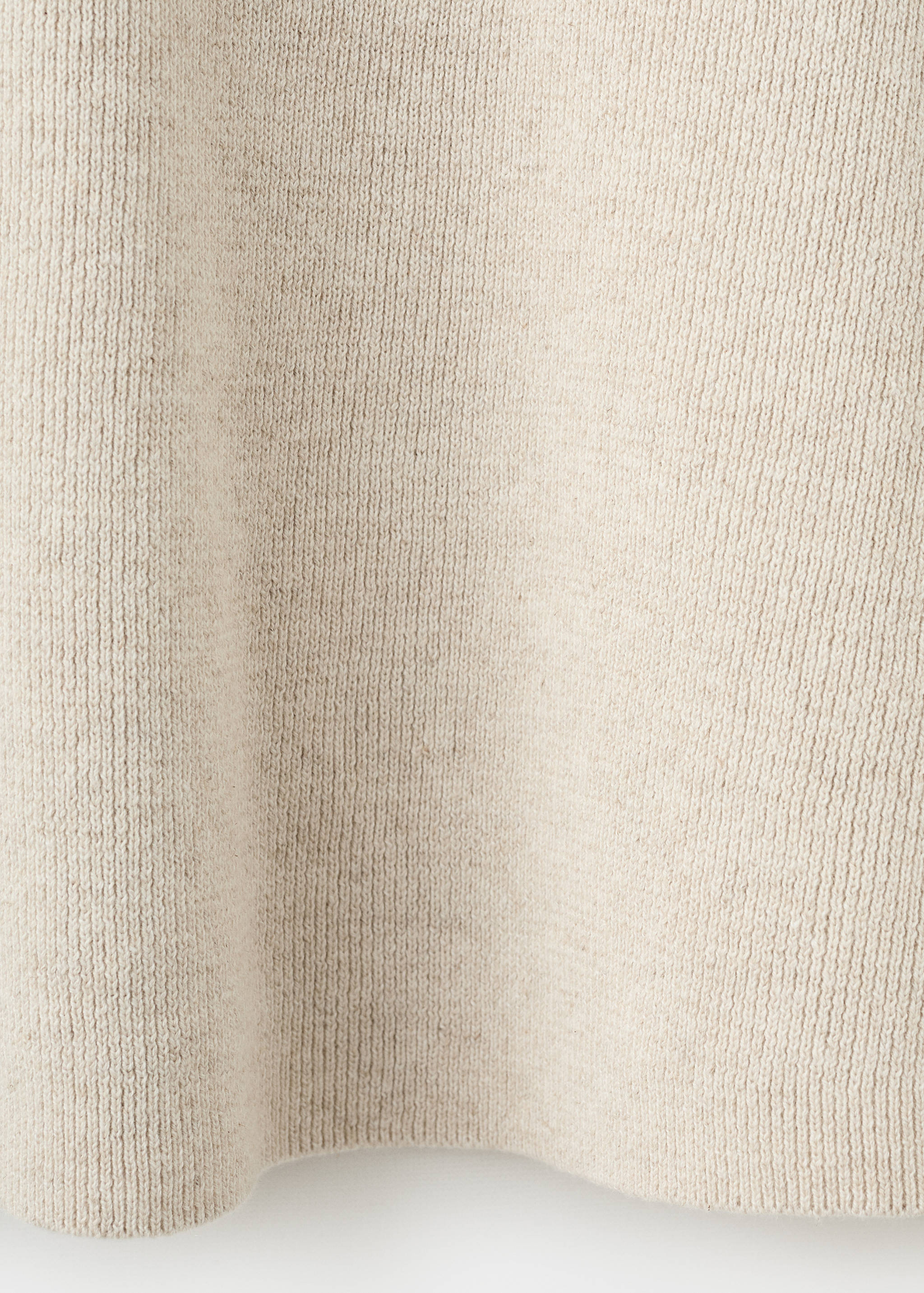 Fluid sweatshirt in cotton-linen fabric - Details of the article 0